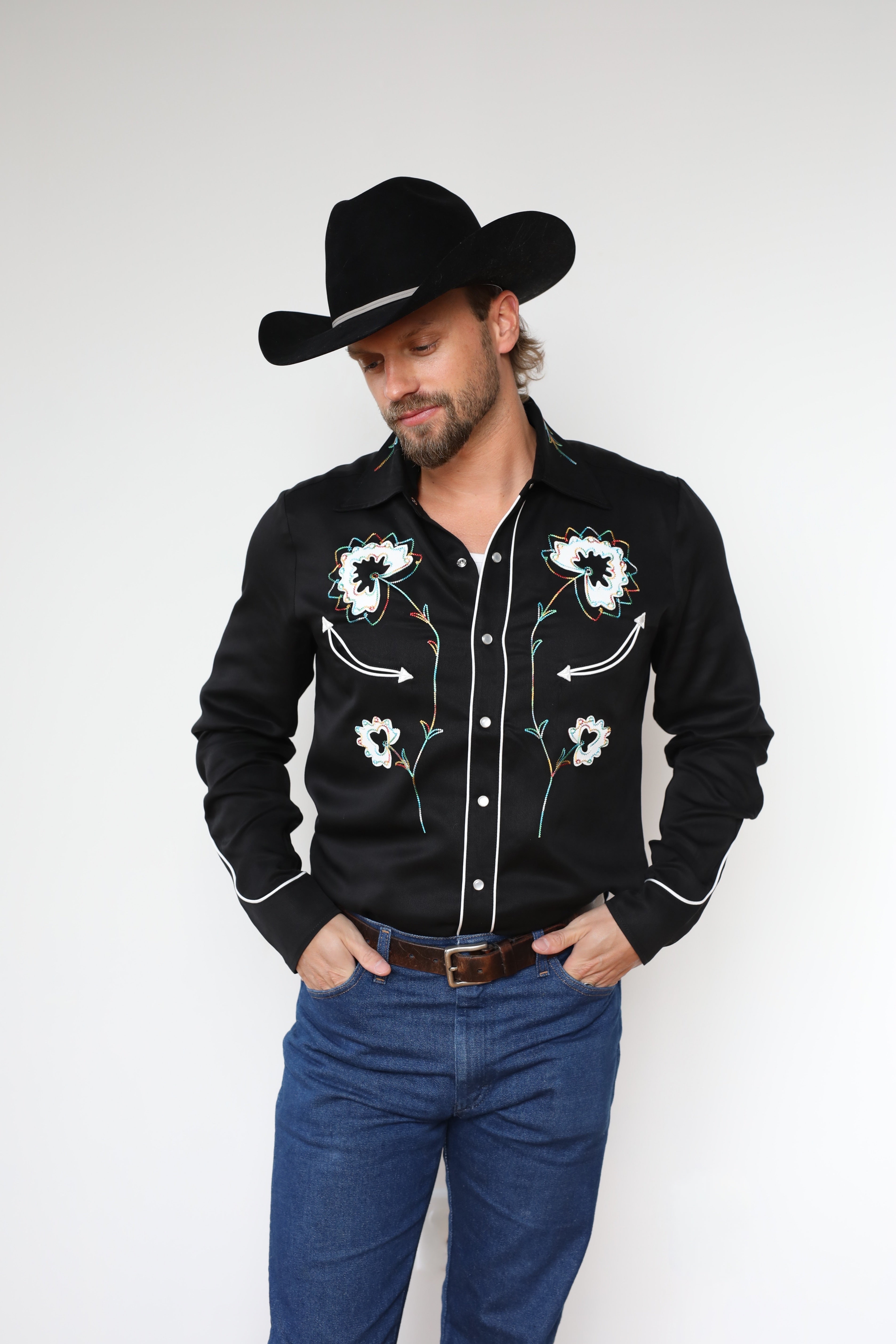 Texas Men's Shirt Black