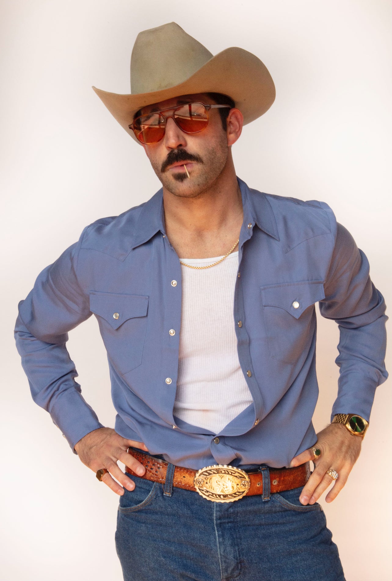 Denver Men's Shirt Periwinkle