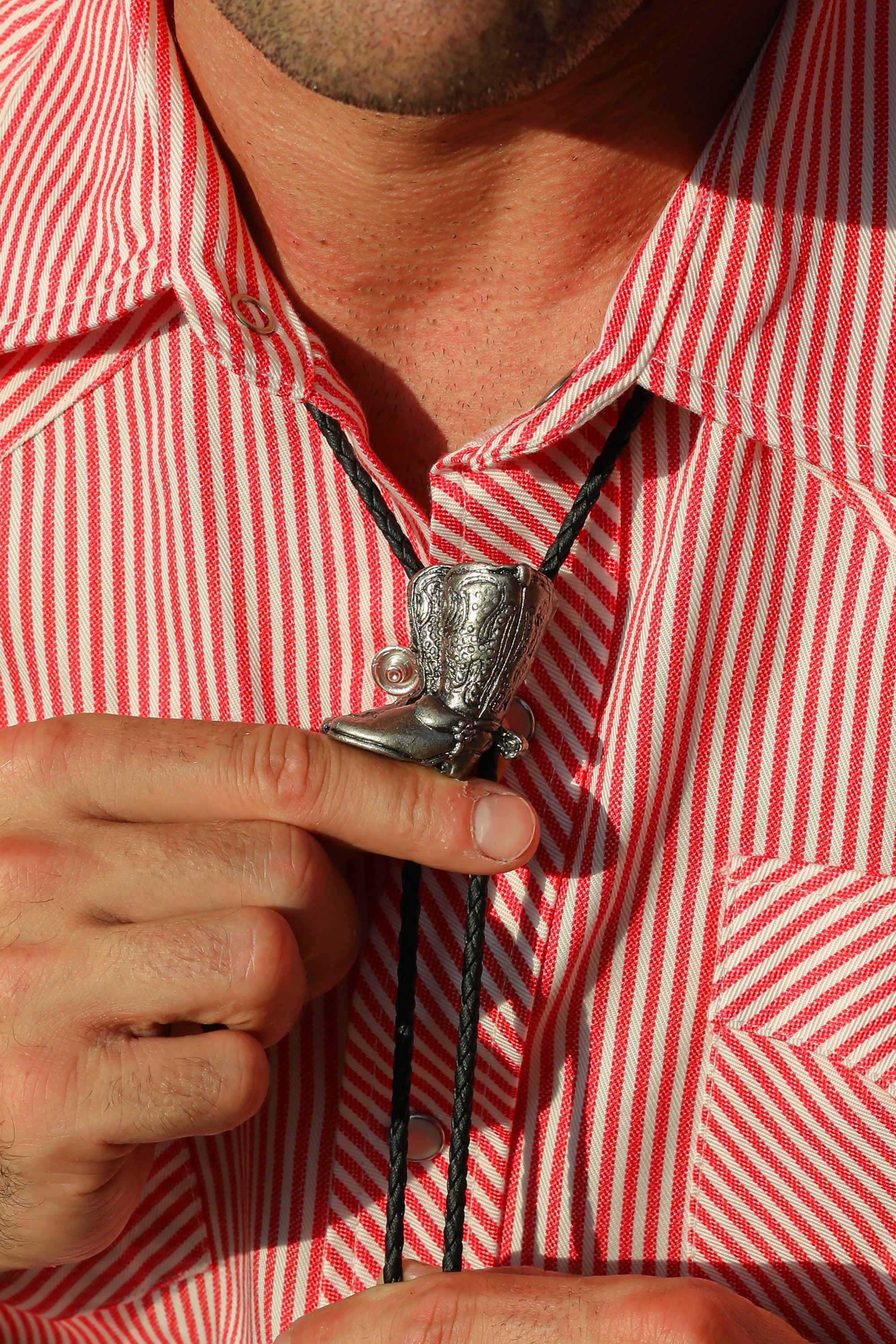 Cowboy Boots Bolo Tie - Five Pieces of the Frontier