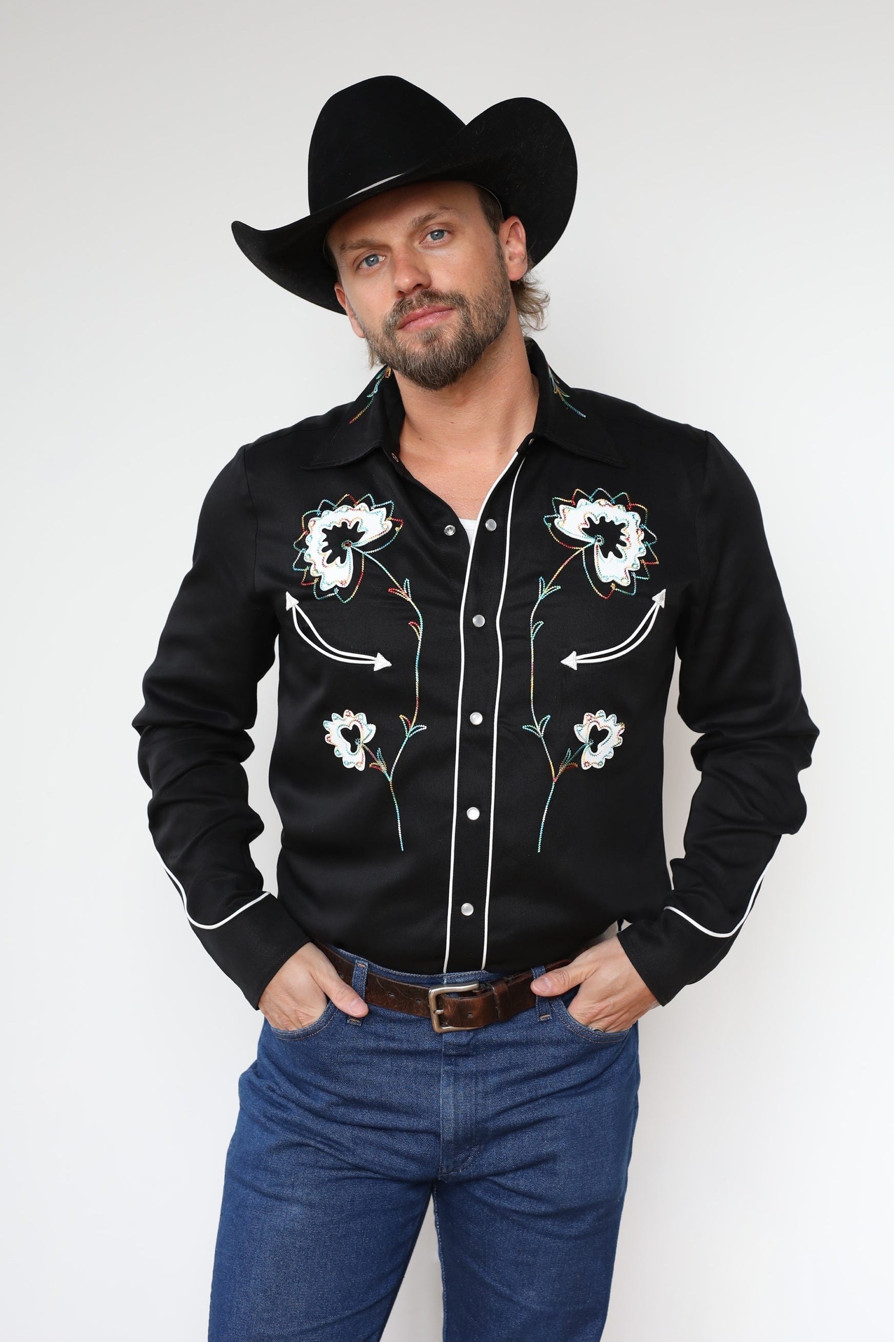 Texas Men's Shirt Black