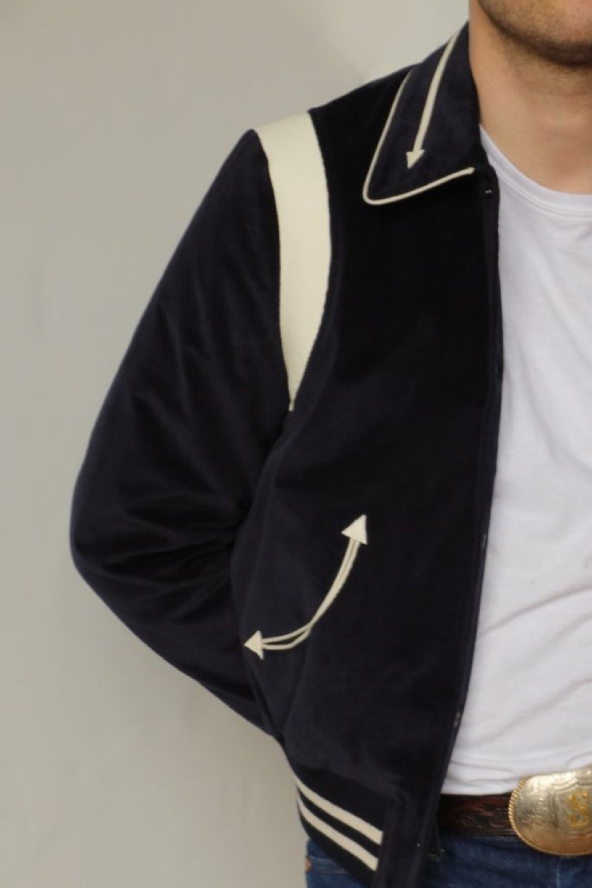 Silver Lake Corduroy Unisex Jacket Navy