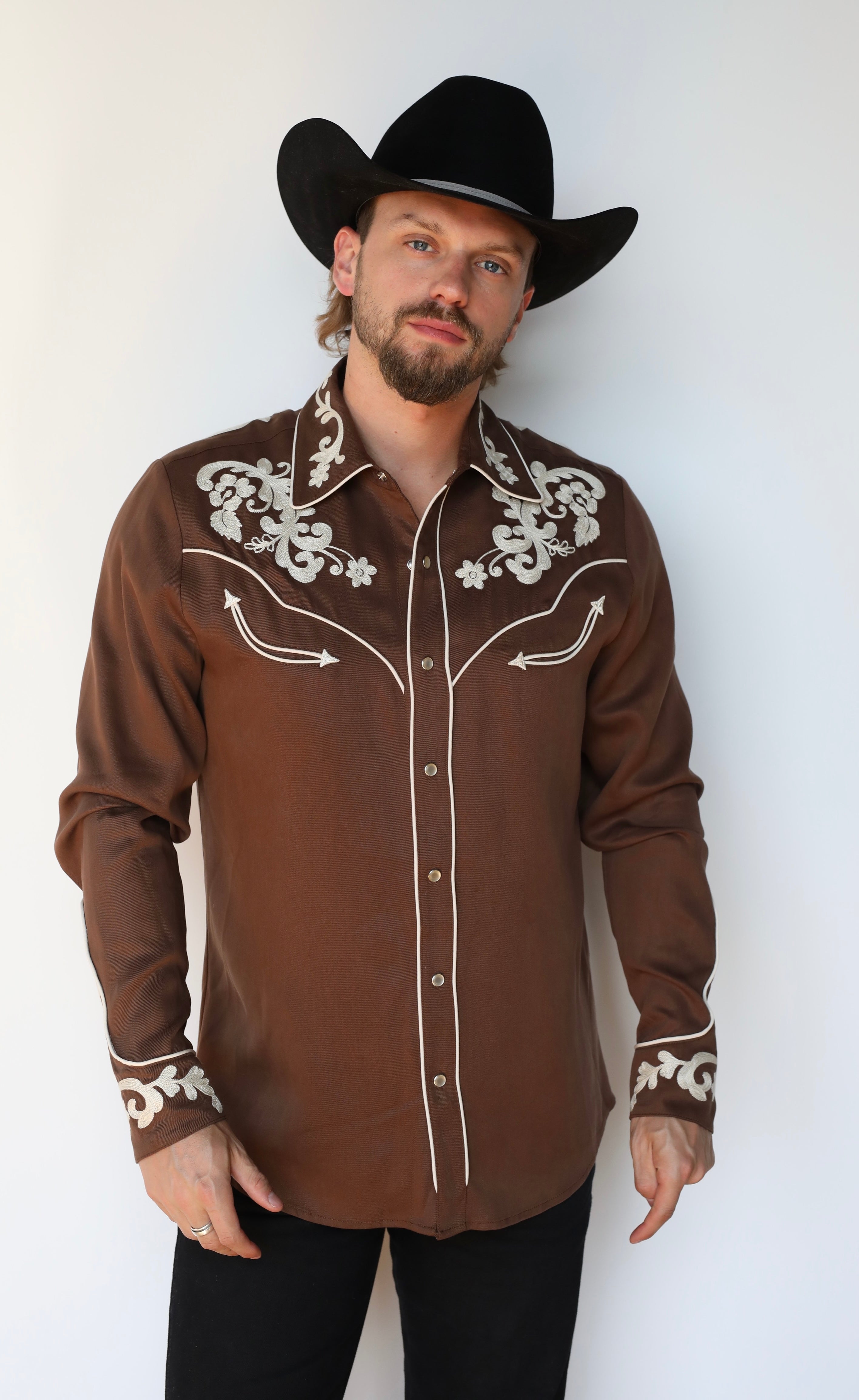 Durango Men's Shirt Brown