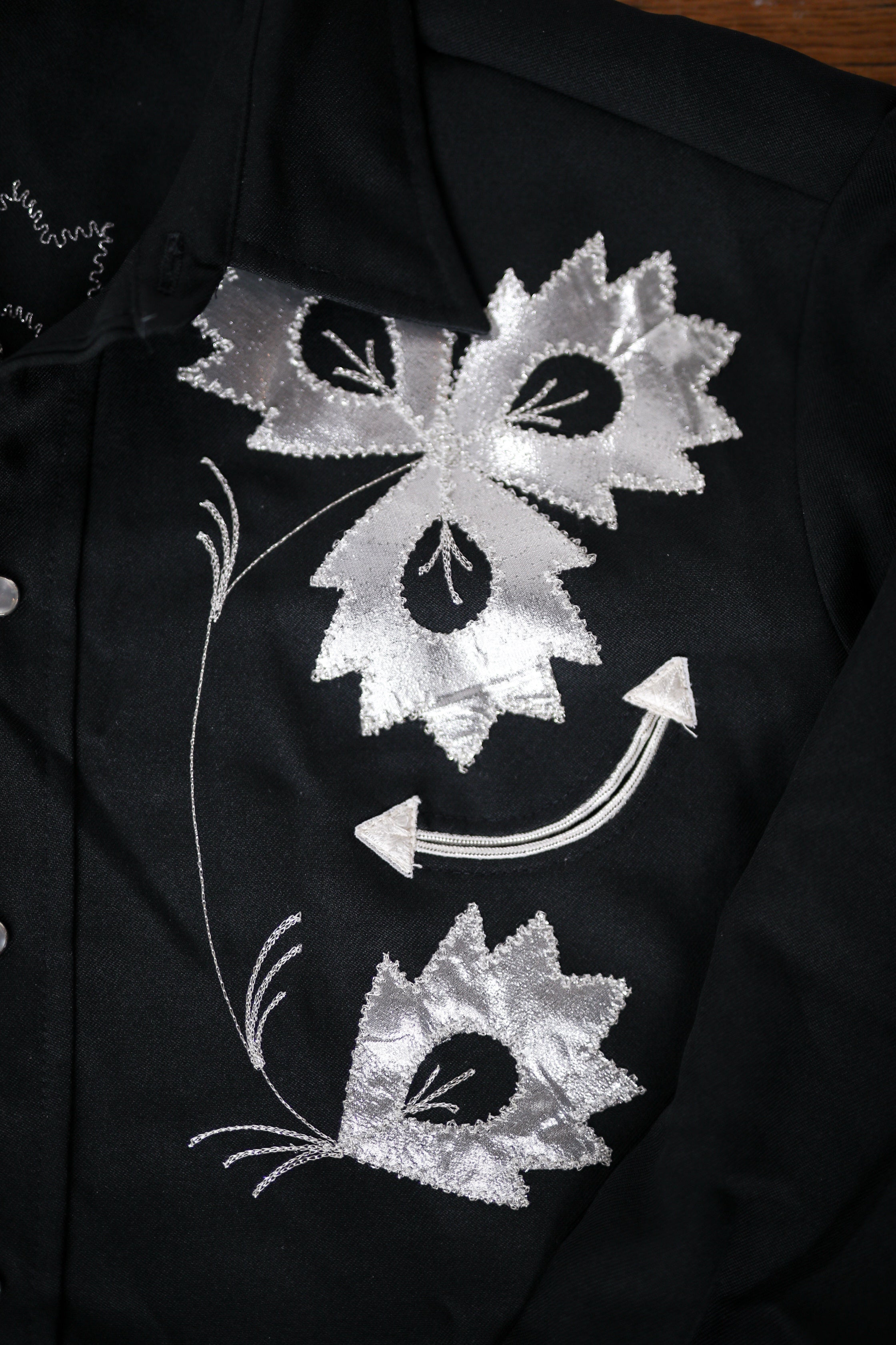 1970'S SILVERADO METALLIC POLY SHIRT SIZE XL