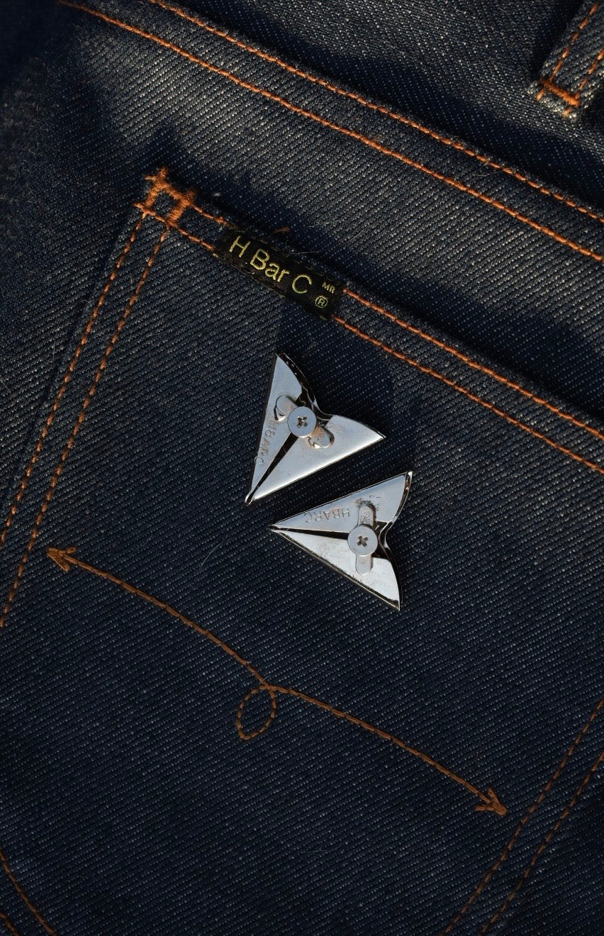 Engraved Collar Tips - Five Pieces of the Frontier