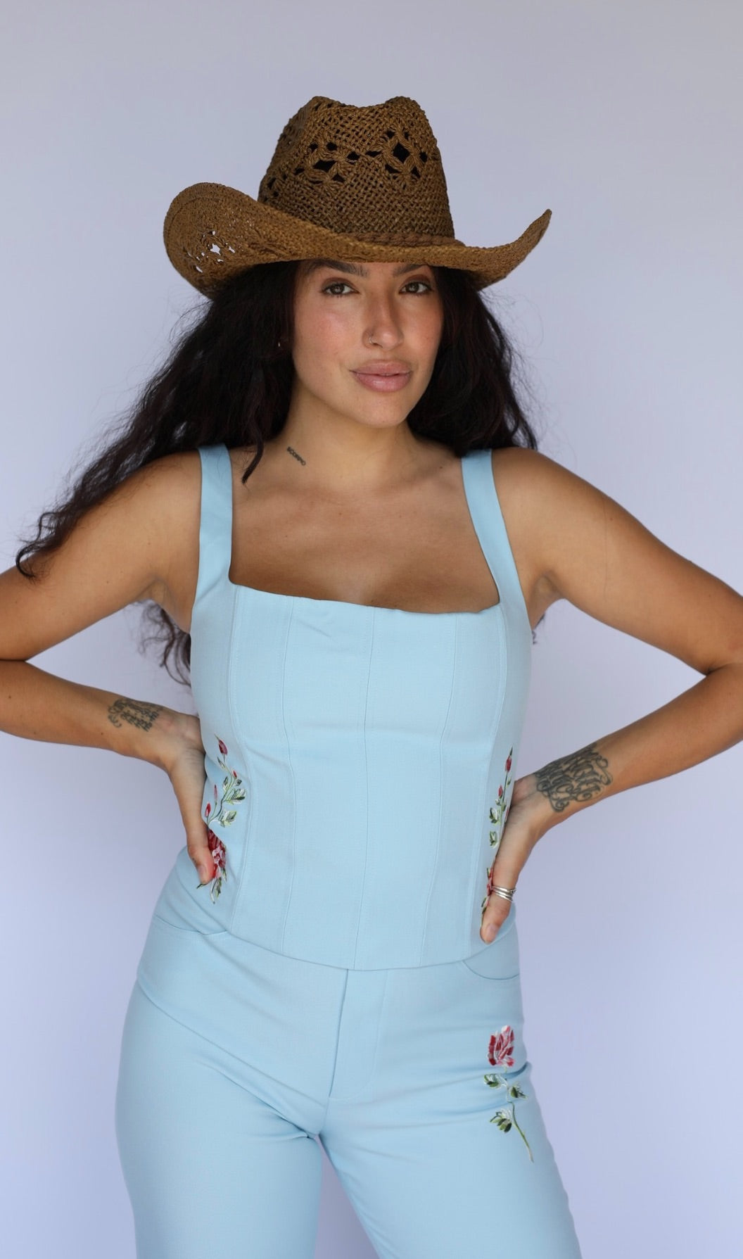 Abilene Corset Blue