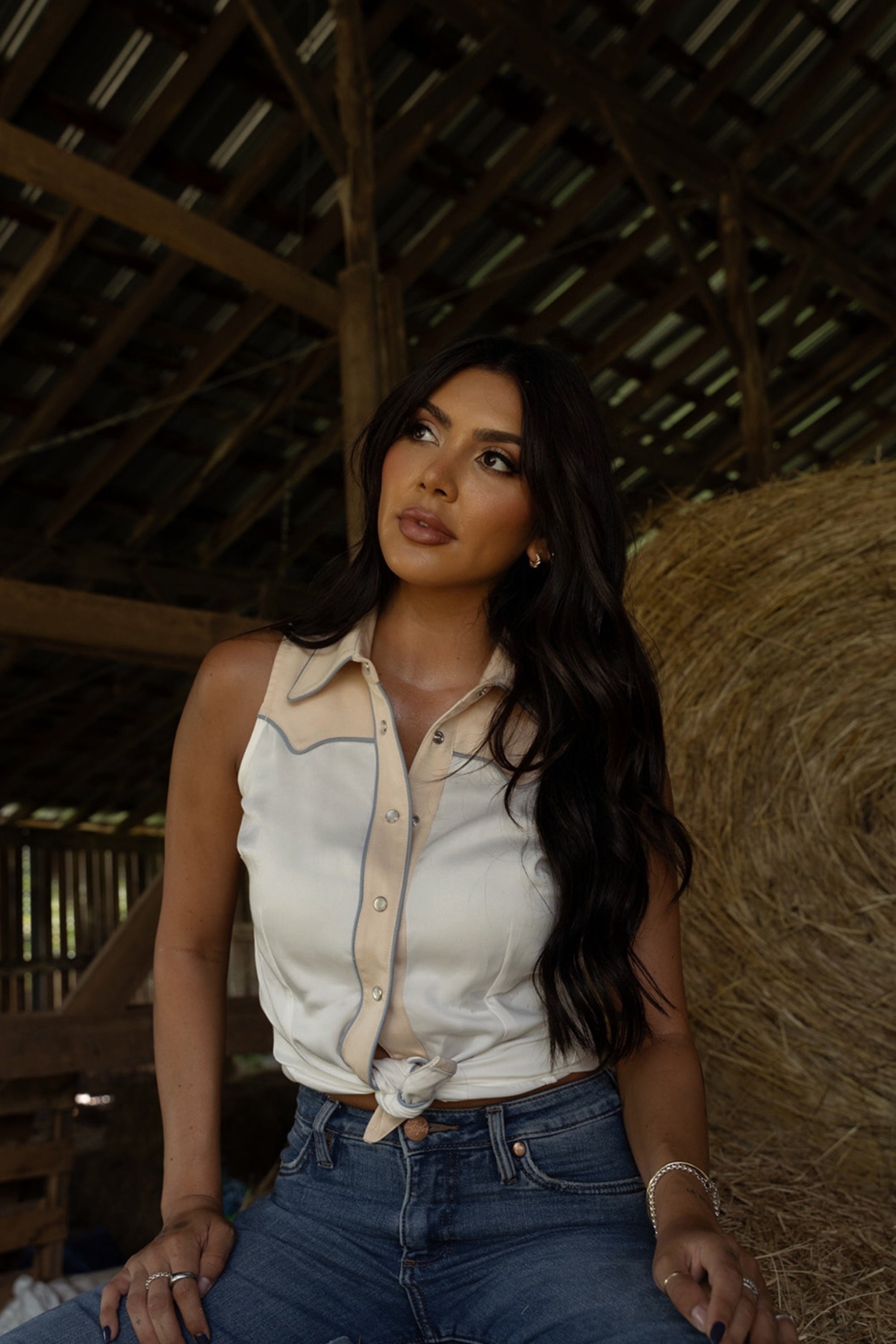 Atlanta Women's Shirt White and Cream