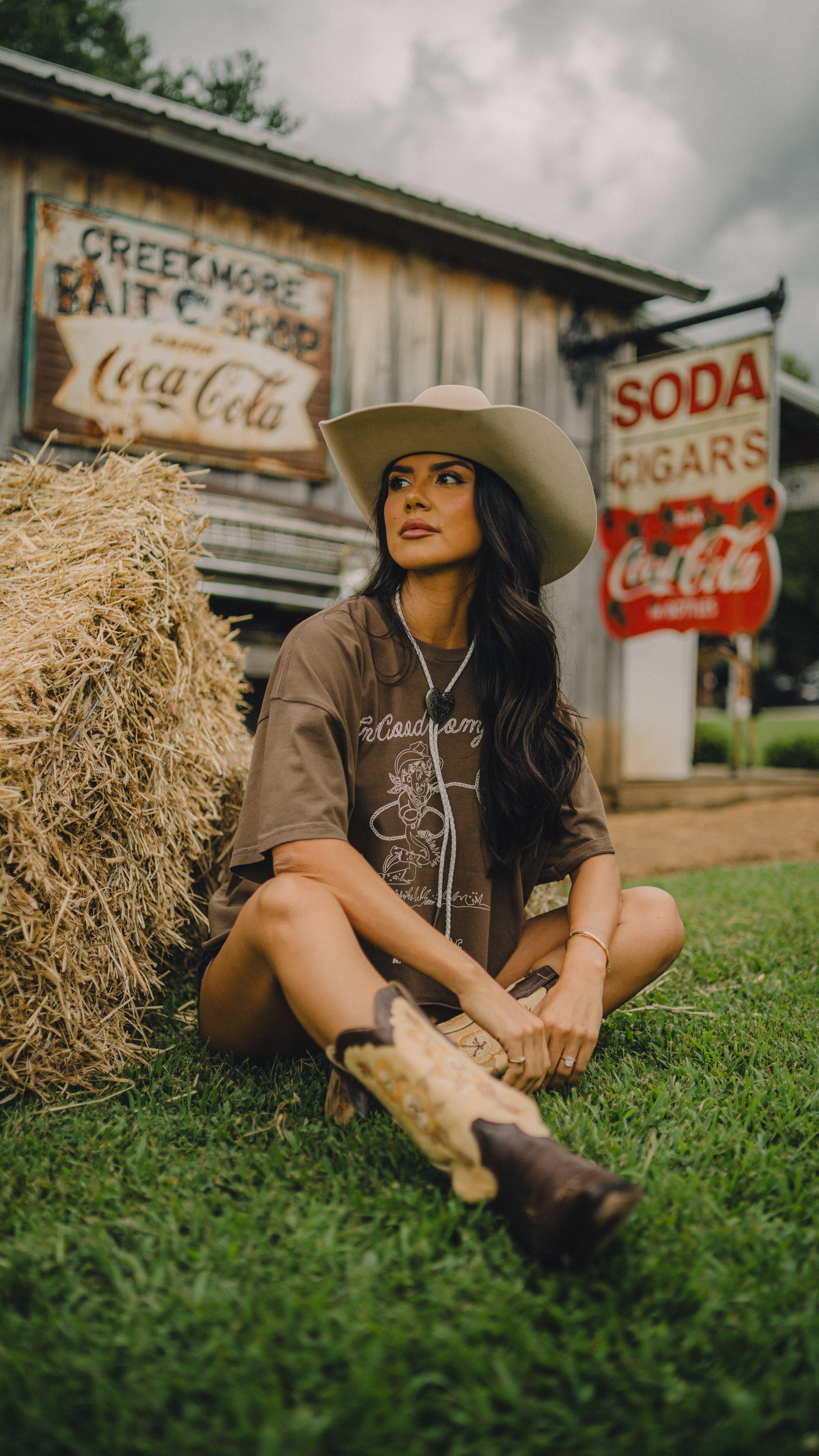 H Bar C X Rustler ‘In Good Company’ Women’s Crop Tee