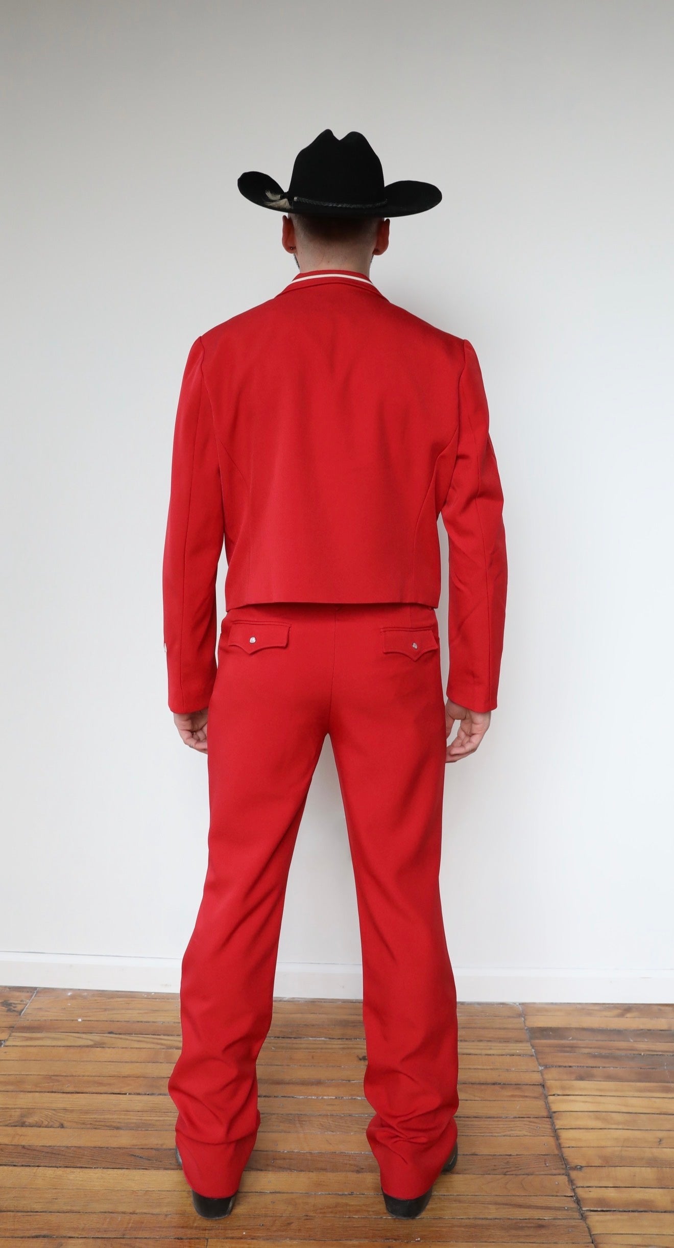 Franklin Unisex Western Pants Red