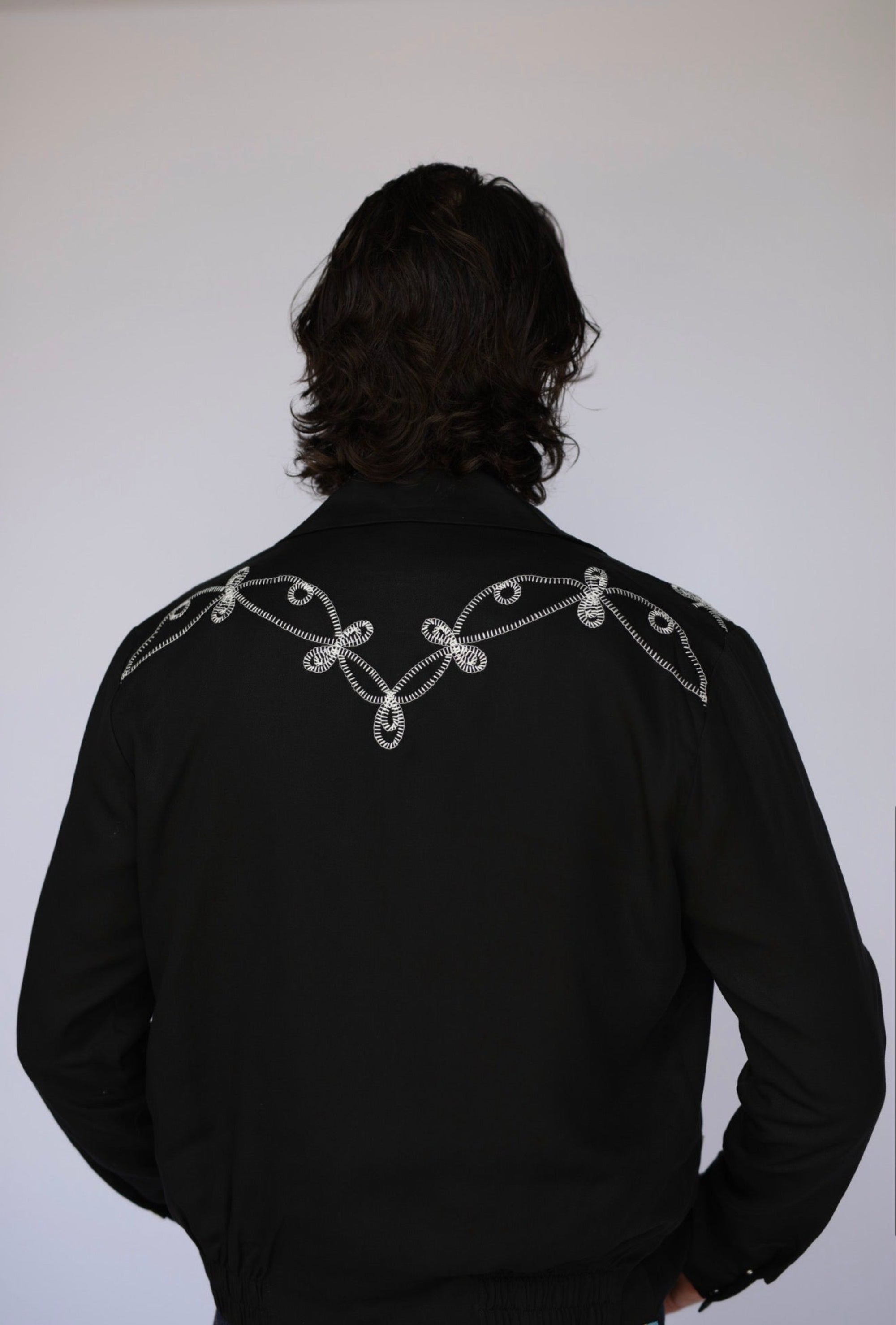 Bolero Men's Jacket - El Patrón - Black and White