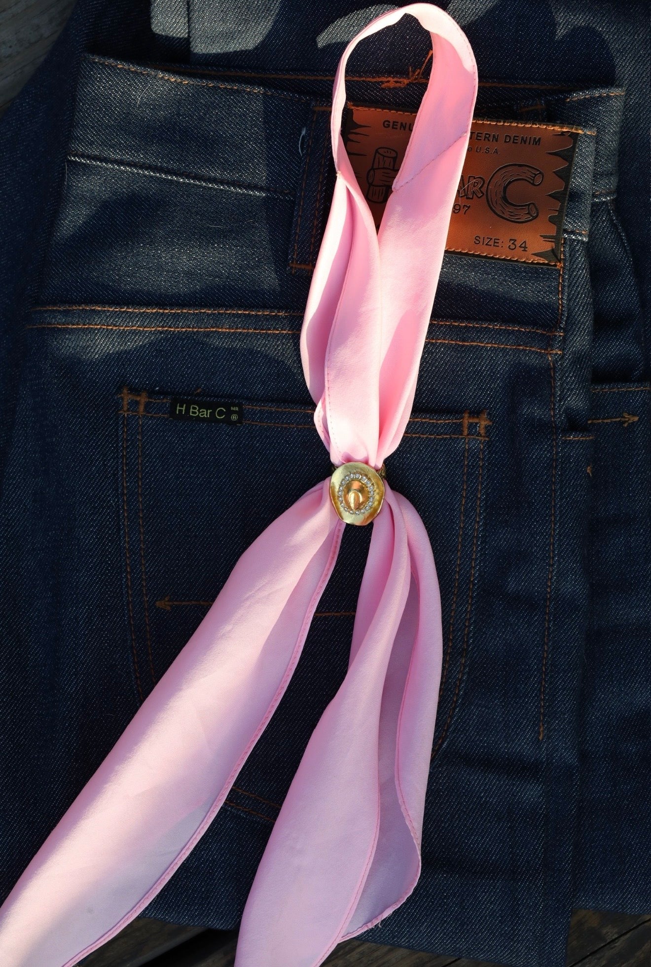 Cowboy Hat Scarf Slide - Five Pieces of the Frontier