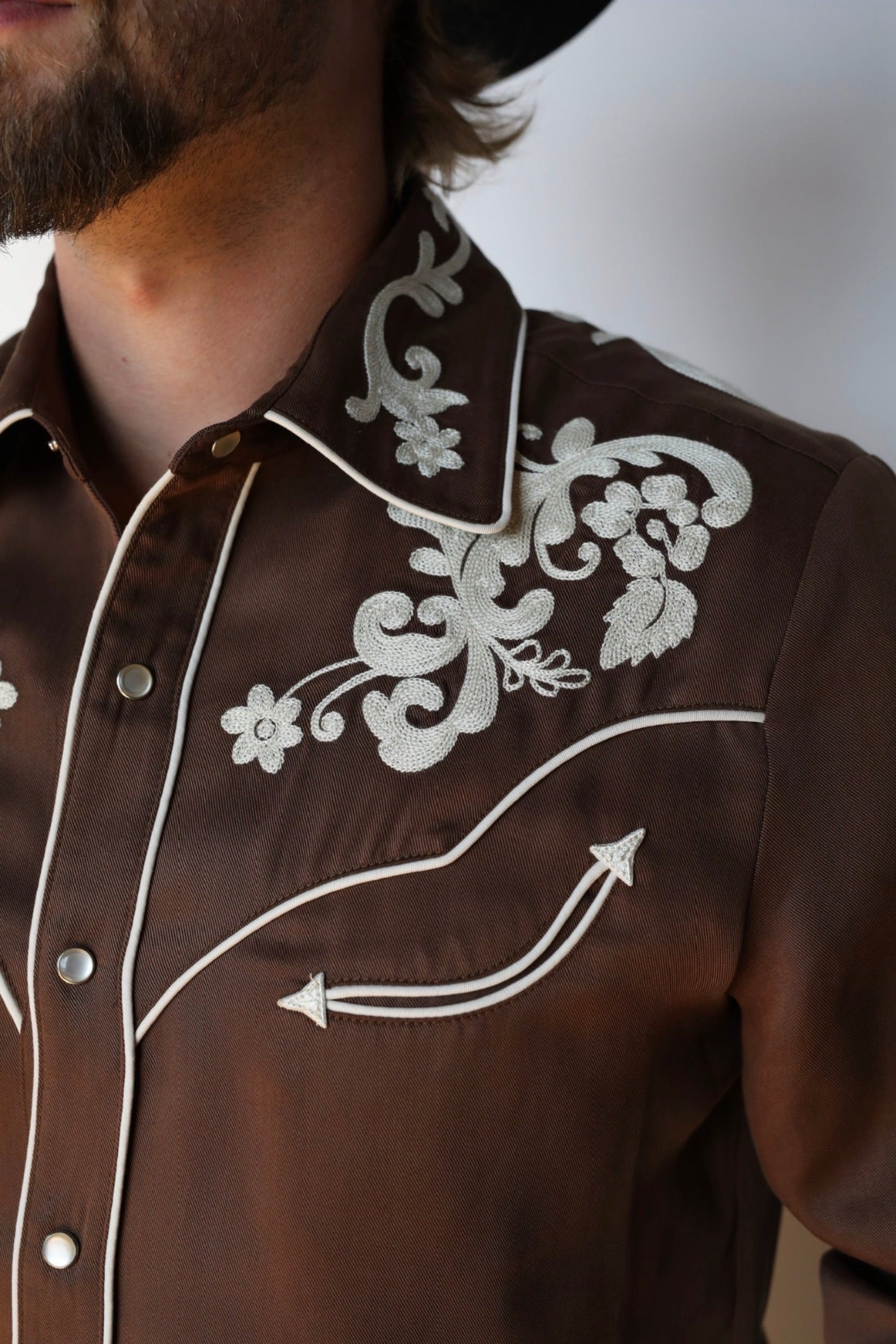 Durango Men's Shirt Brown