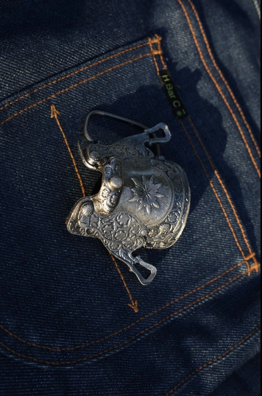 Saddle Belt Buckle - Five Pieces of the Frontier