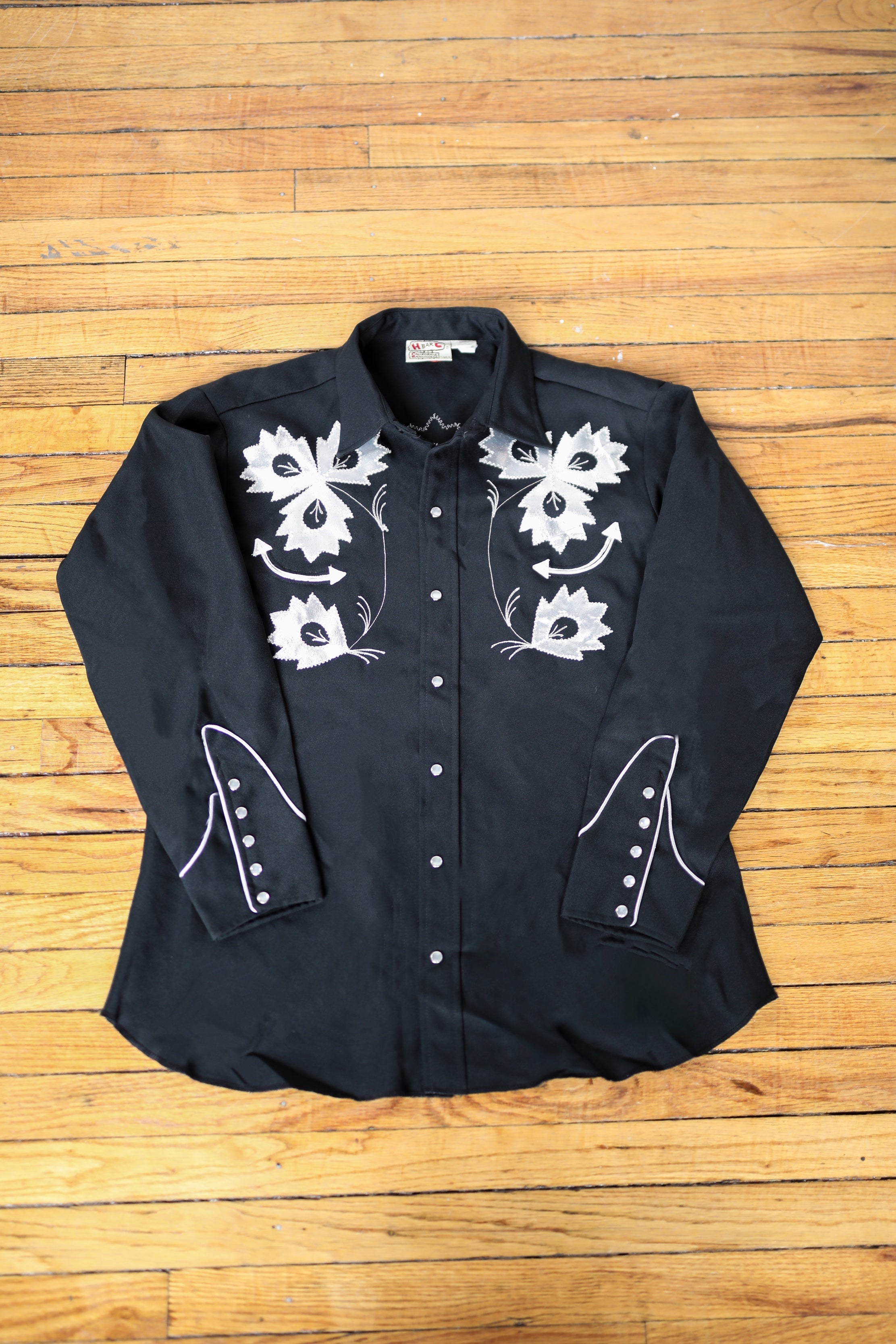 1970'S SILVERADO METALLIC POLY SHIRT SIZE XL