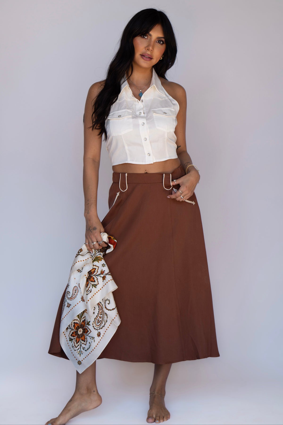 Santa Fe Women's Skirt Chocolate