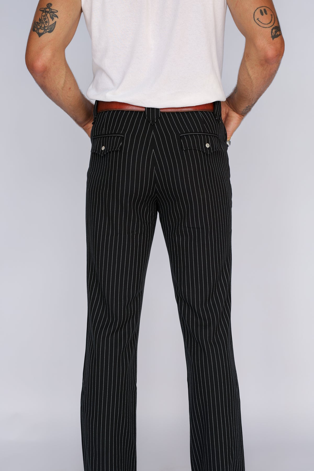 Bakersfield Pant Black Pin Stripe