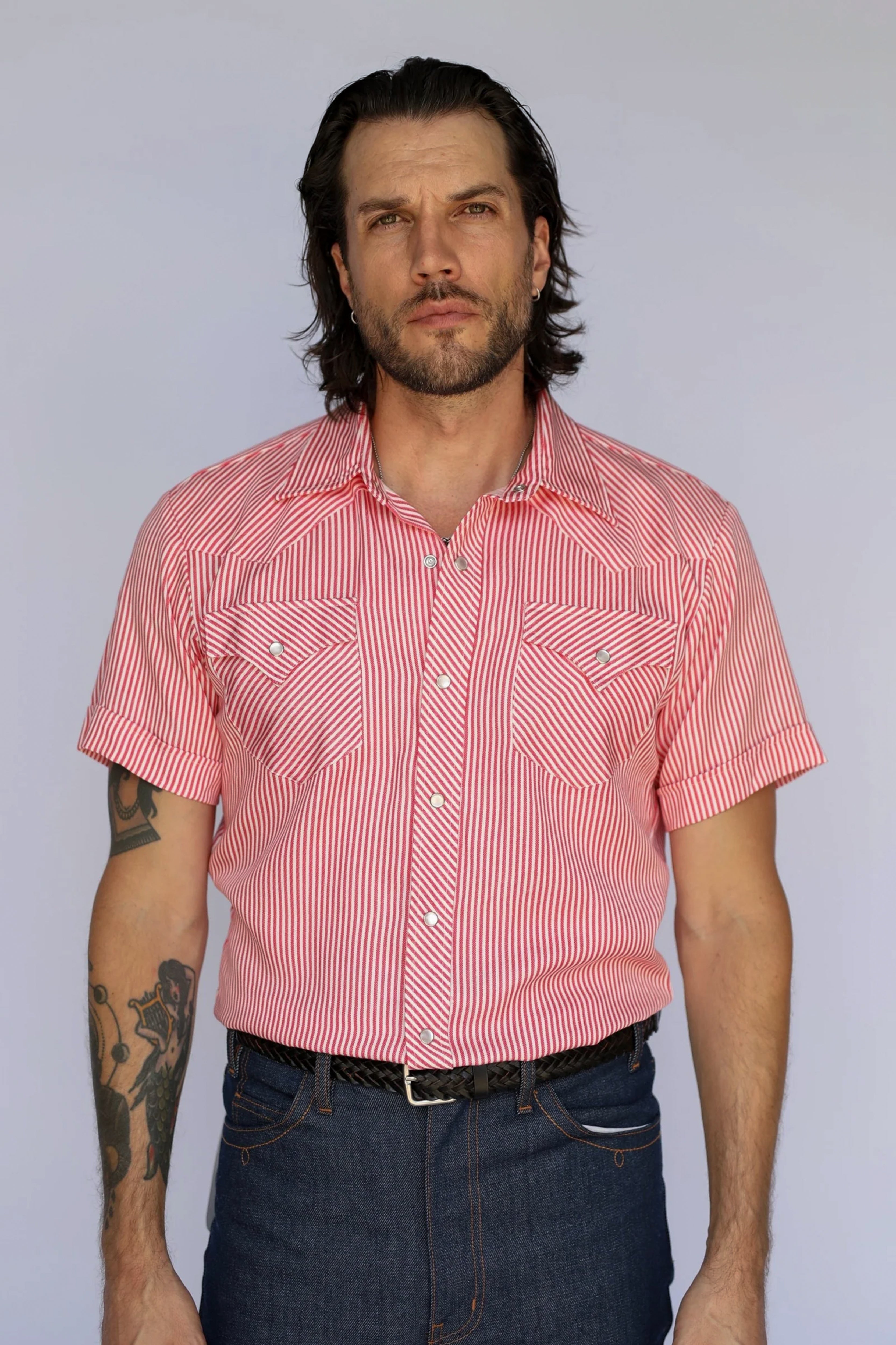 Newport Shirt Red Striped