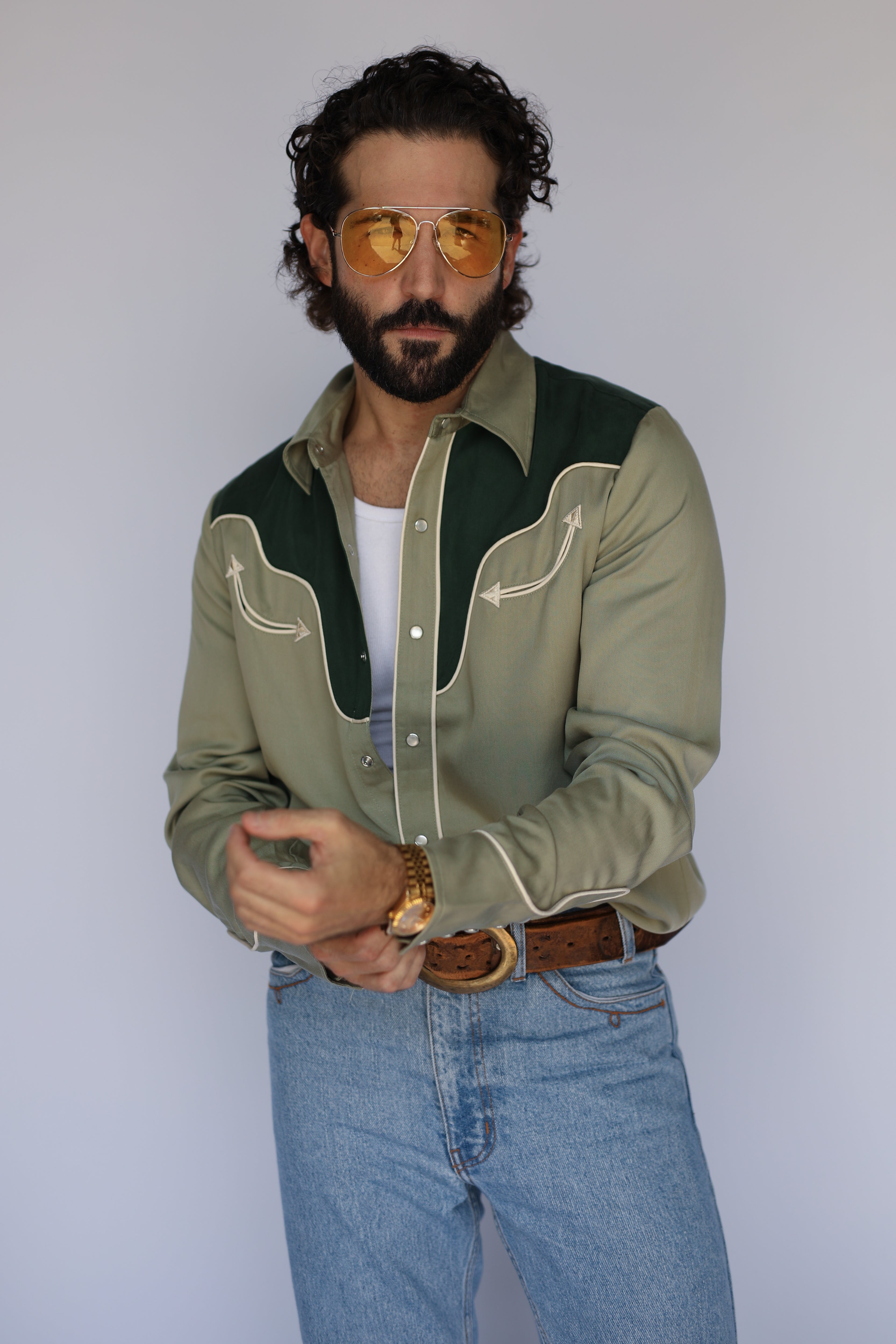 San Juan Men's Shirt Green