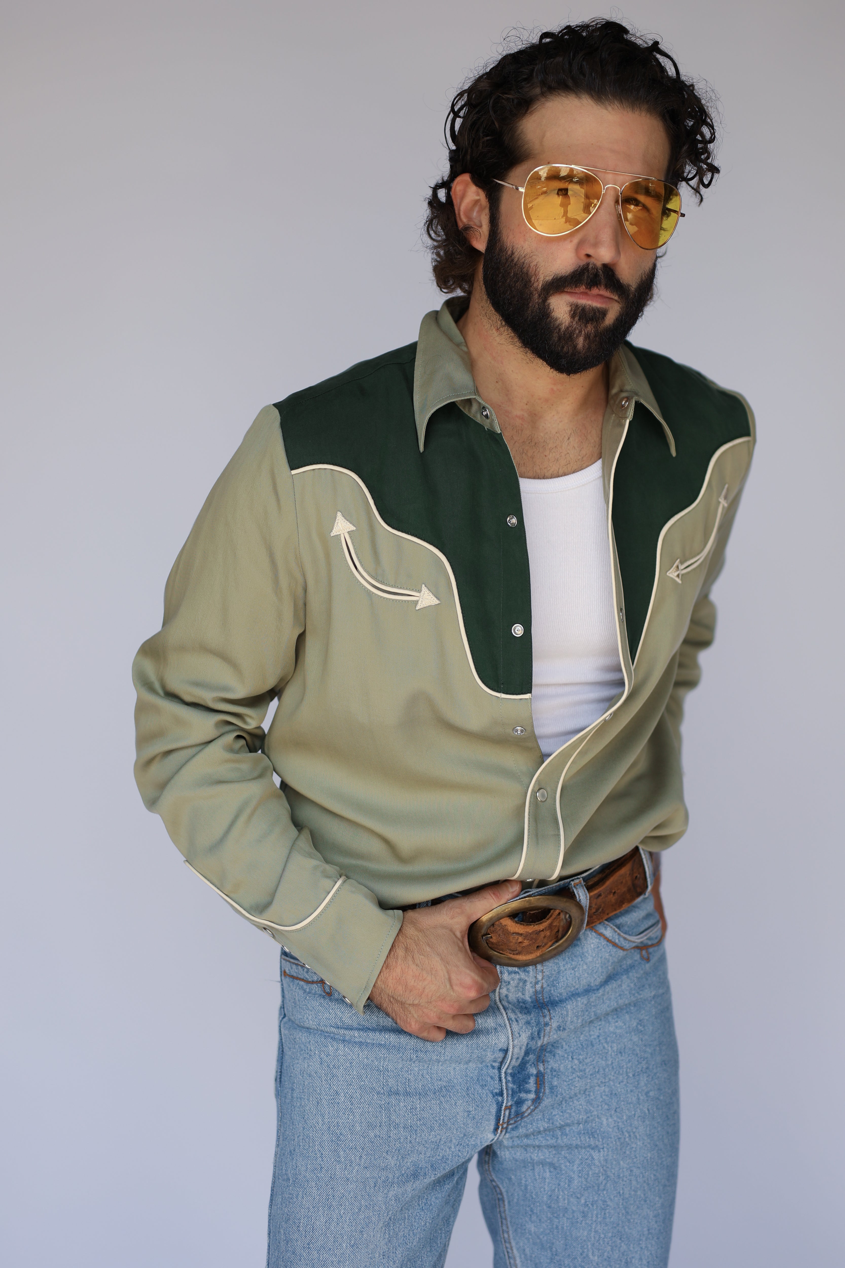 San Juan Men's Shirt Green