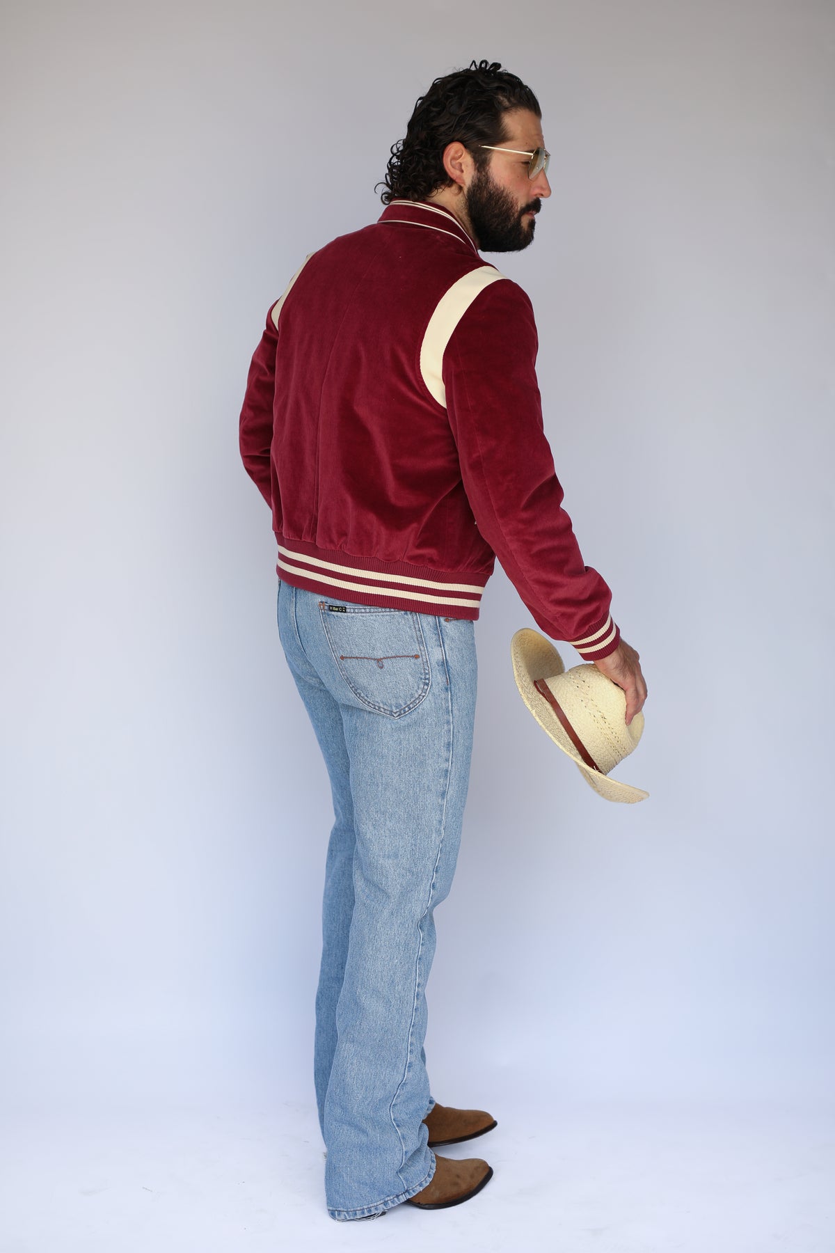 Silver Lake Corduroy Unisex Jacket Maroon