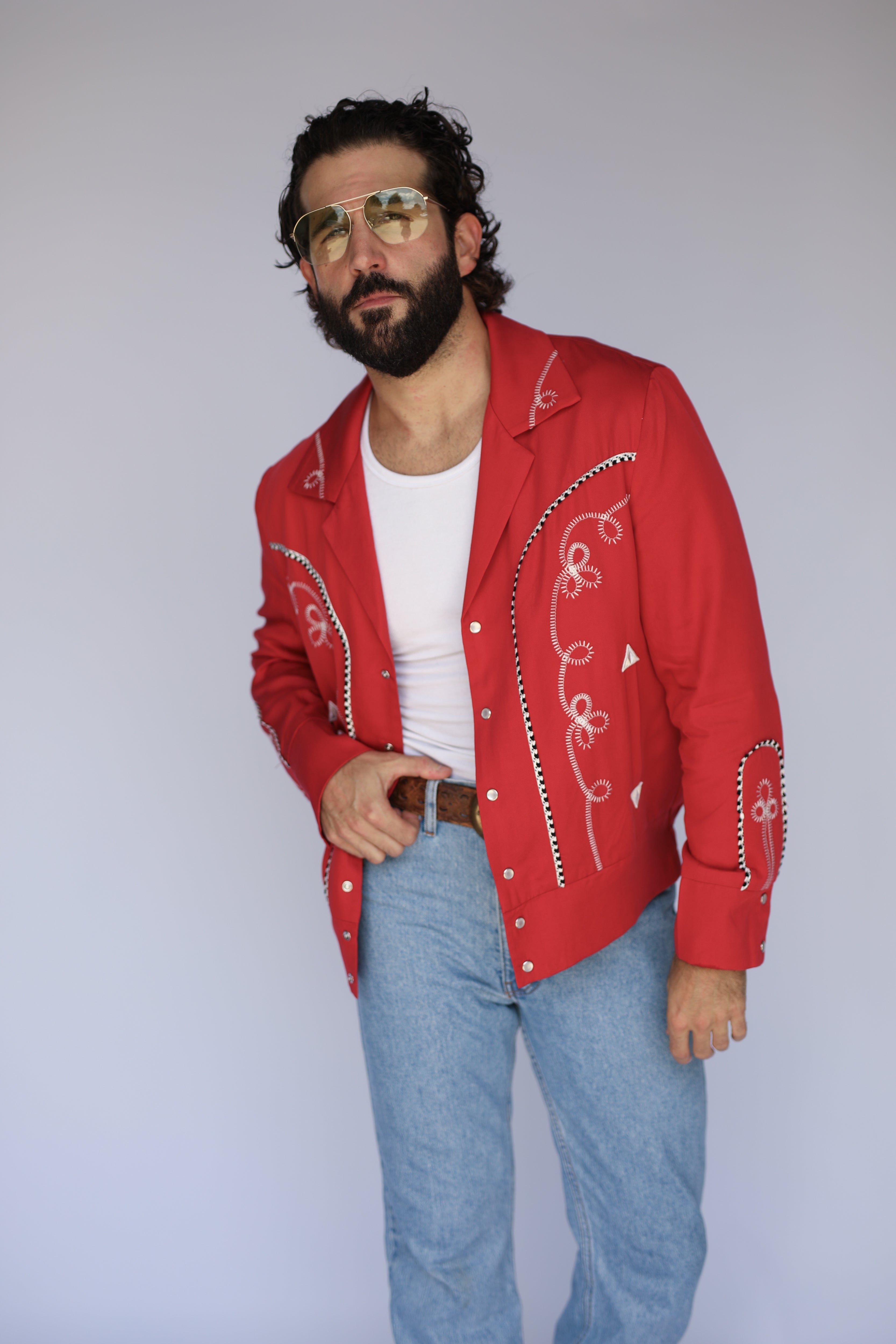 Bolero Men's Jacket Red