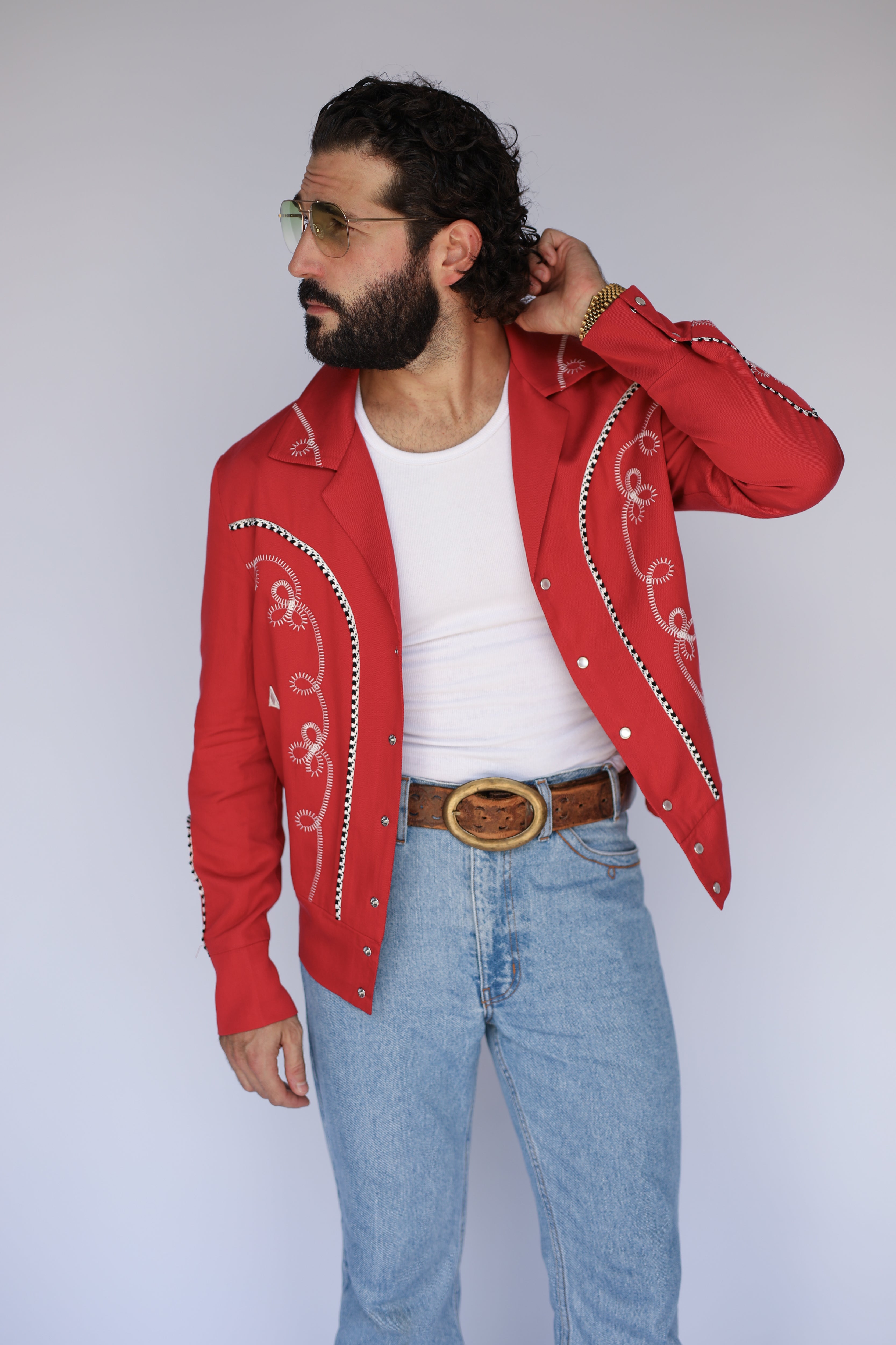 Bolero Men's Jacket Red