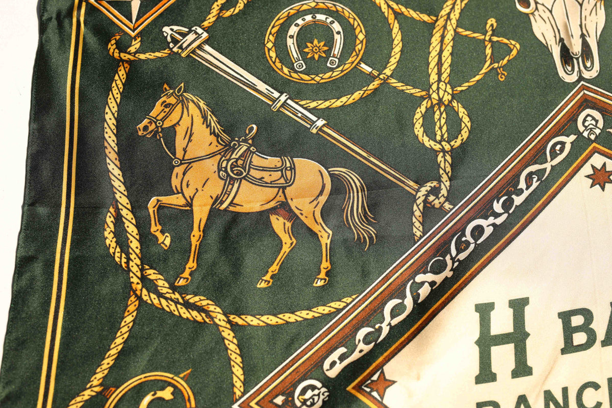 Green Silk Scarf