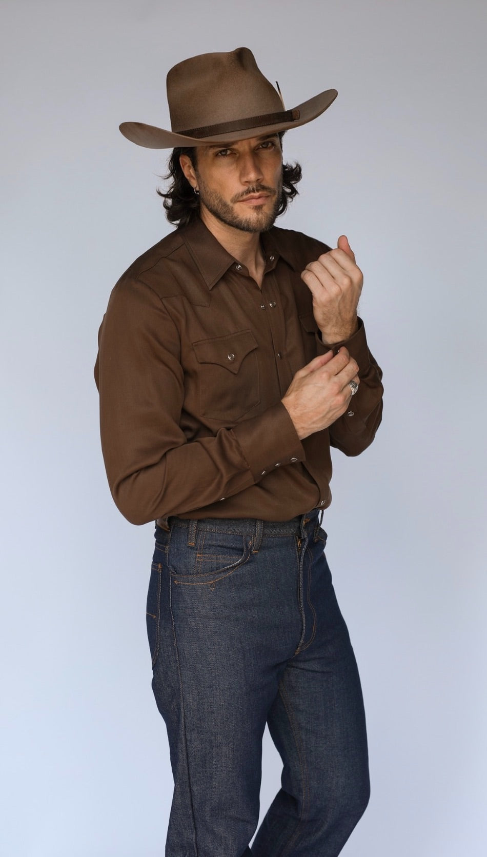 Denver Shirt Chocolate