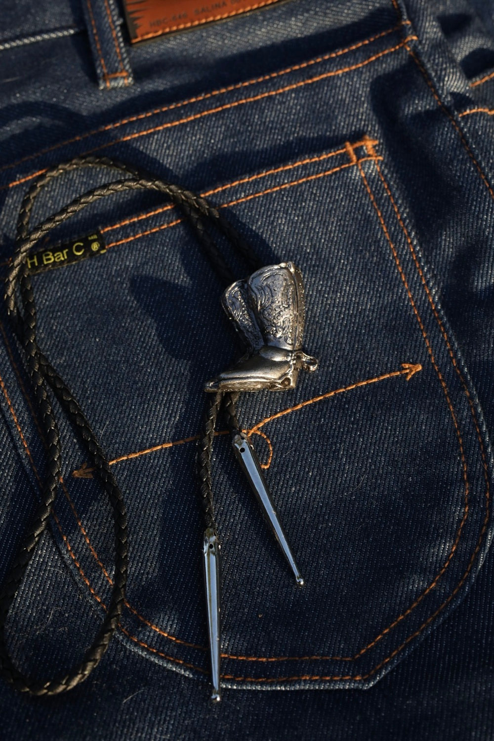 Cowboy Boots Bolo Tie - Five Pieces of the Frontier