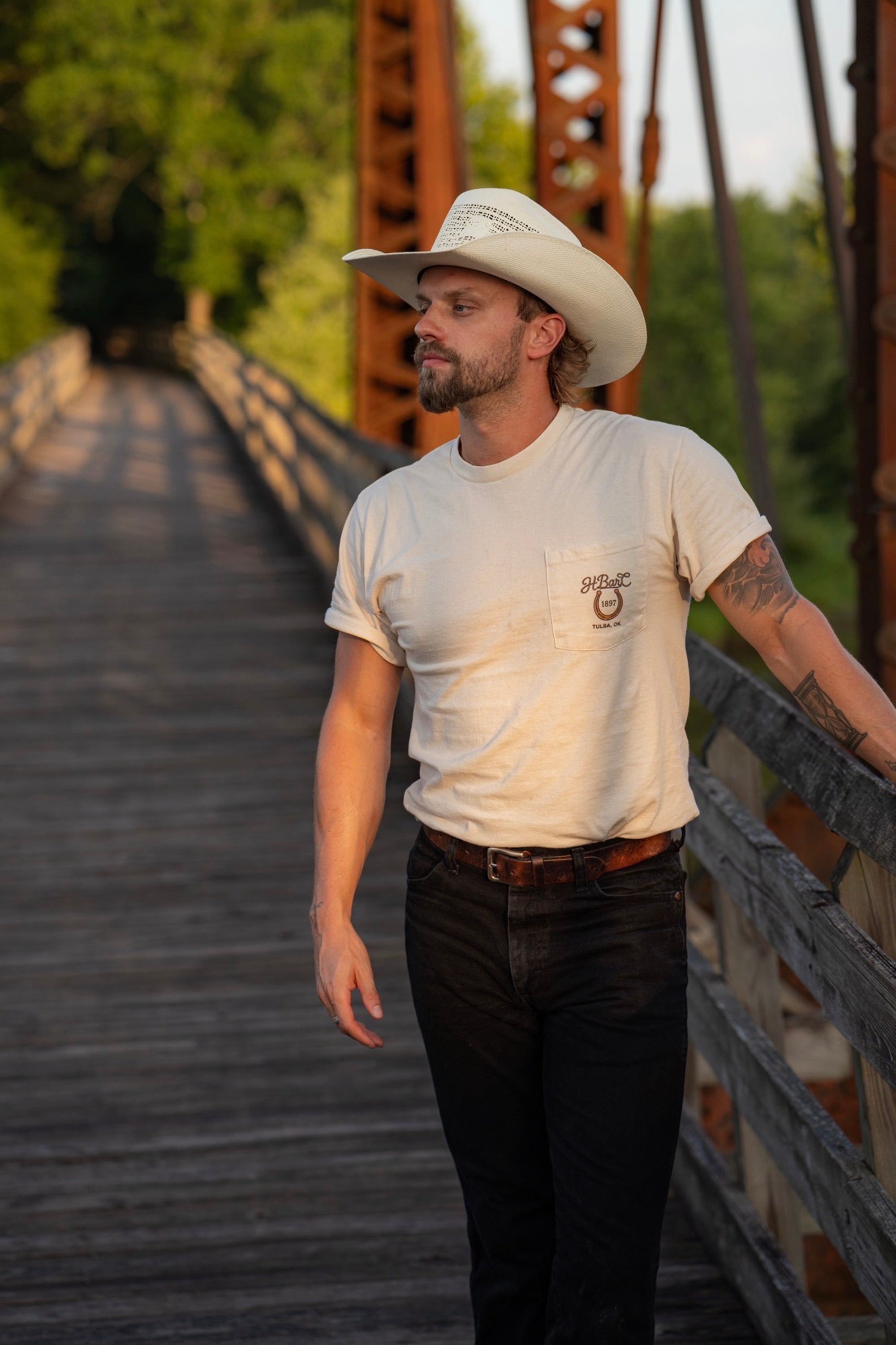 H Bar C T Shirt - Tulsa Shield