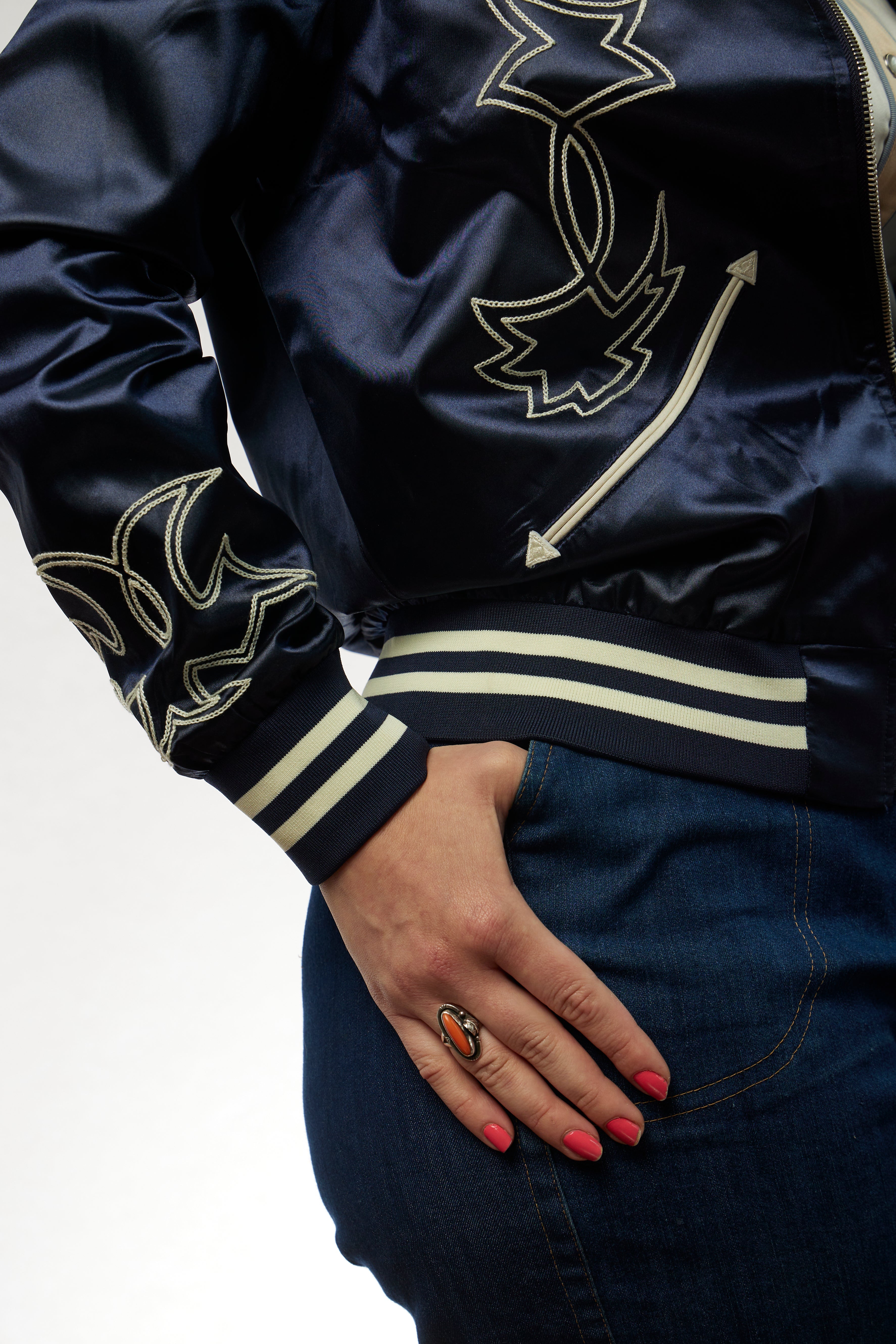 Odessa Women's Tour Jacket Navy