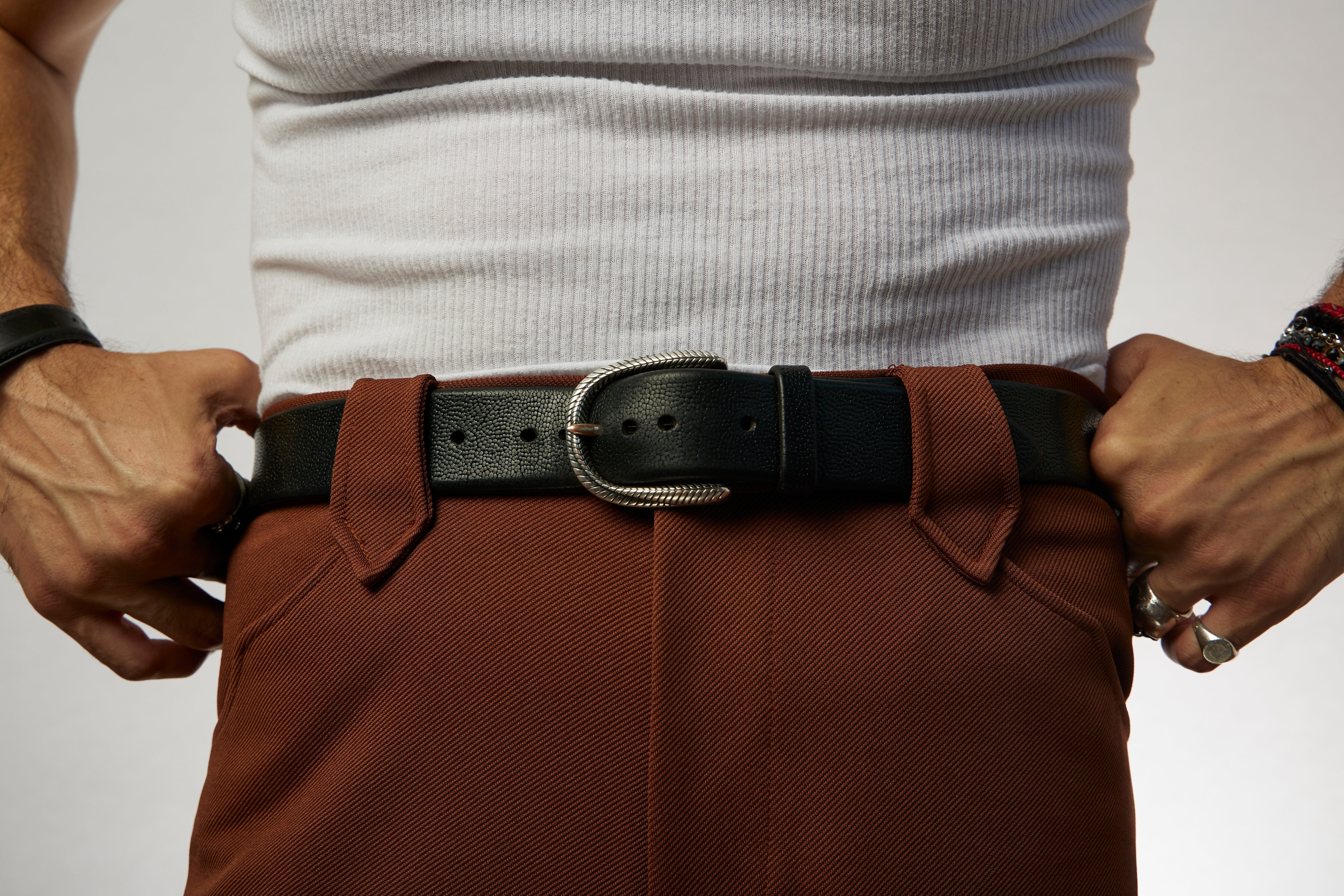 브라운 프랭클린 웨스턴 팬츠