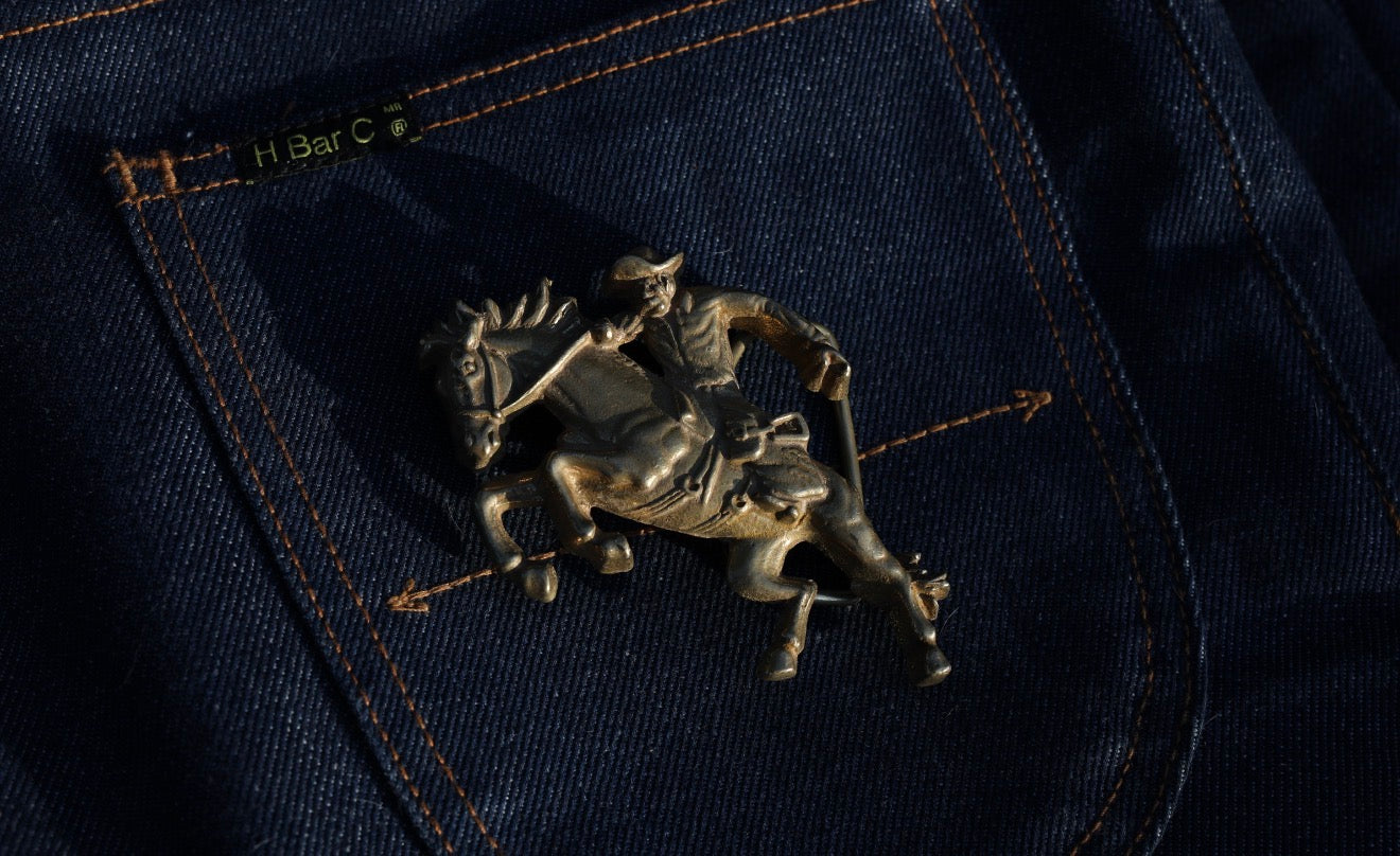 Cowboy Belt Buckle - Five Pieces of the Frontier