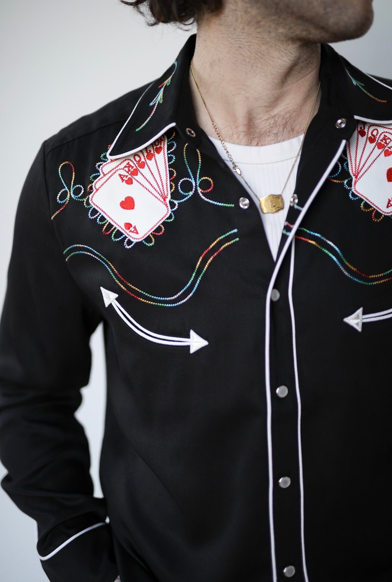 Royal Flush Men's Shirt Black