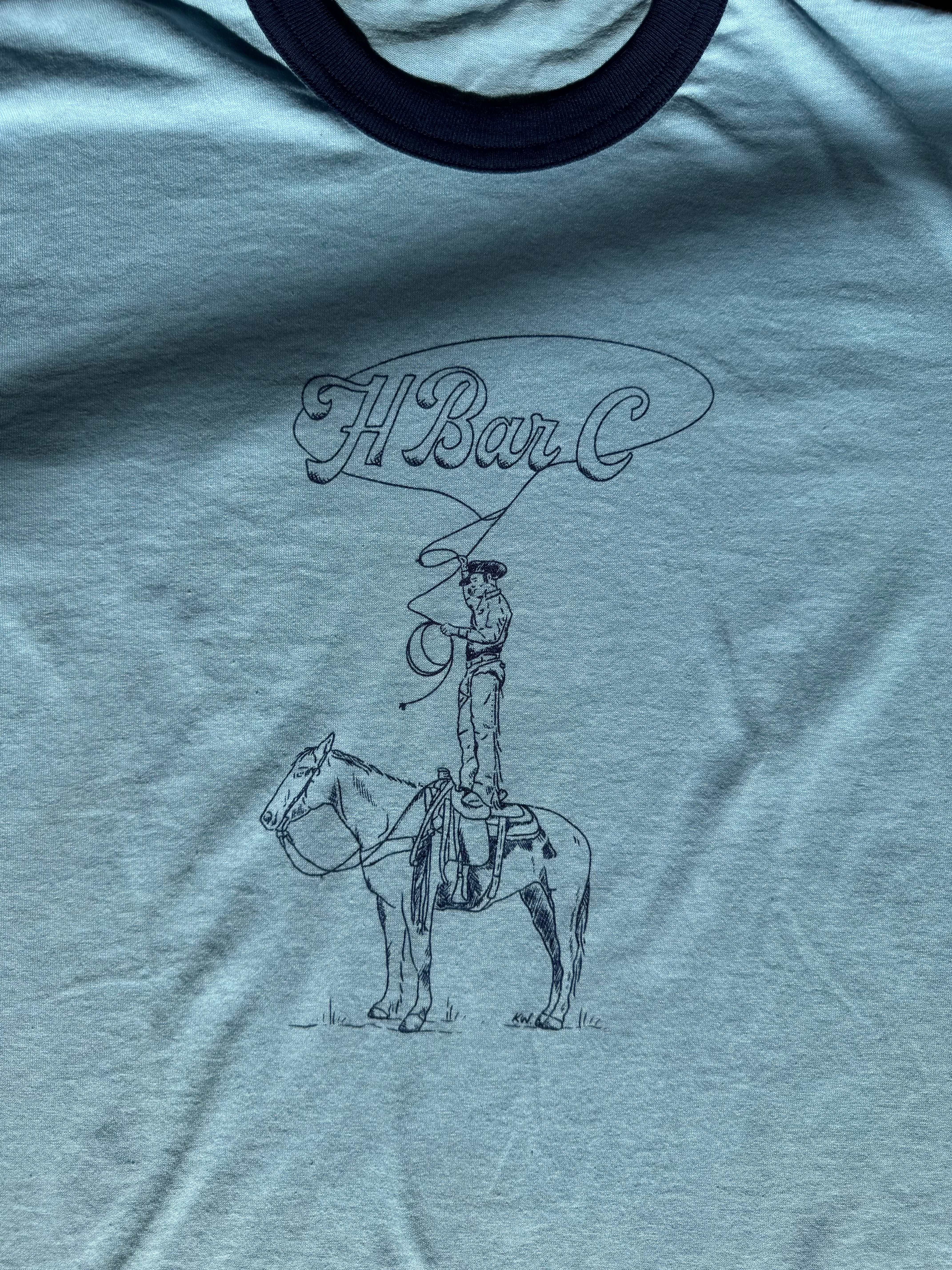 STANDING ON HORSE BLUE RINGER KATE SNAKE ART