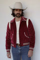 Silver Lake Corduroy Unisex Jacket Maroon