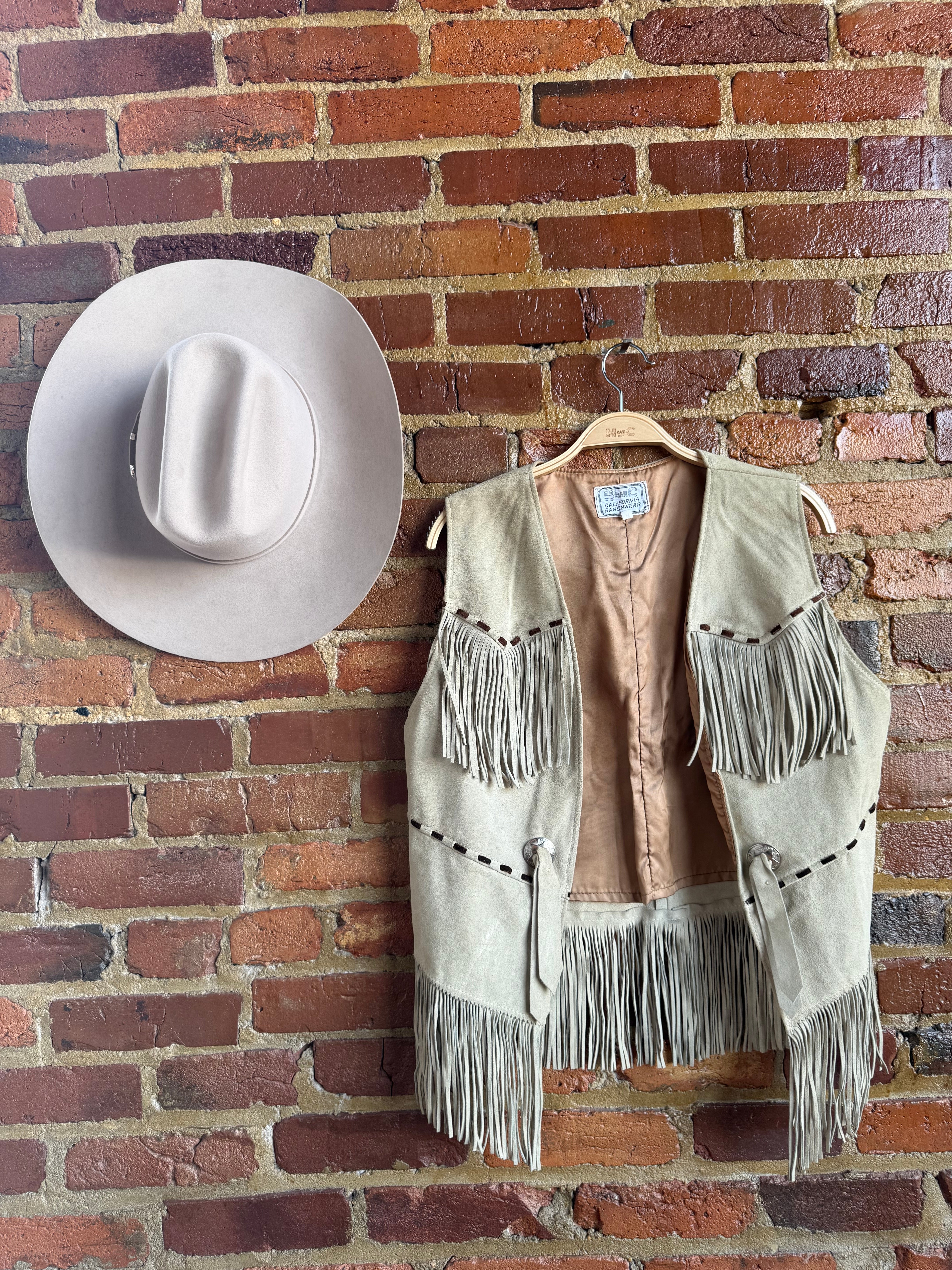 Archive 1950’s Suede Fringe Vintage Vest