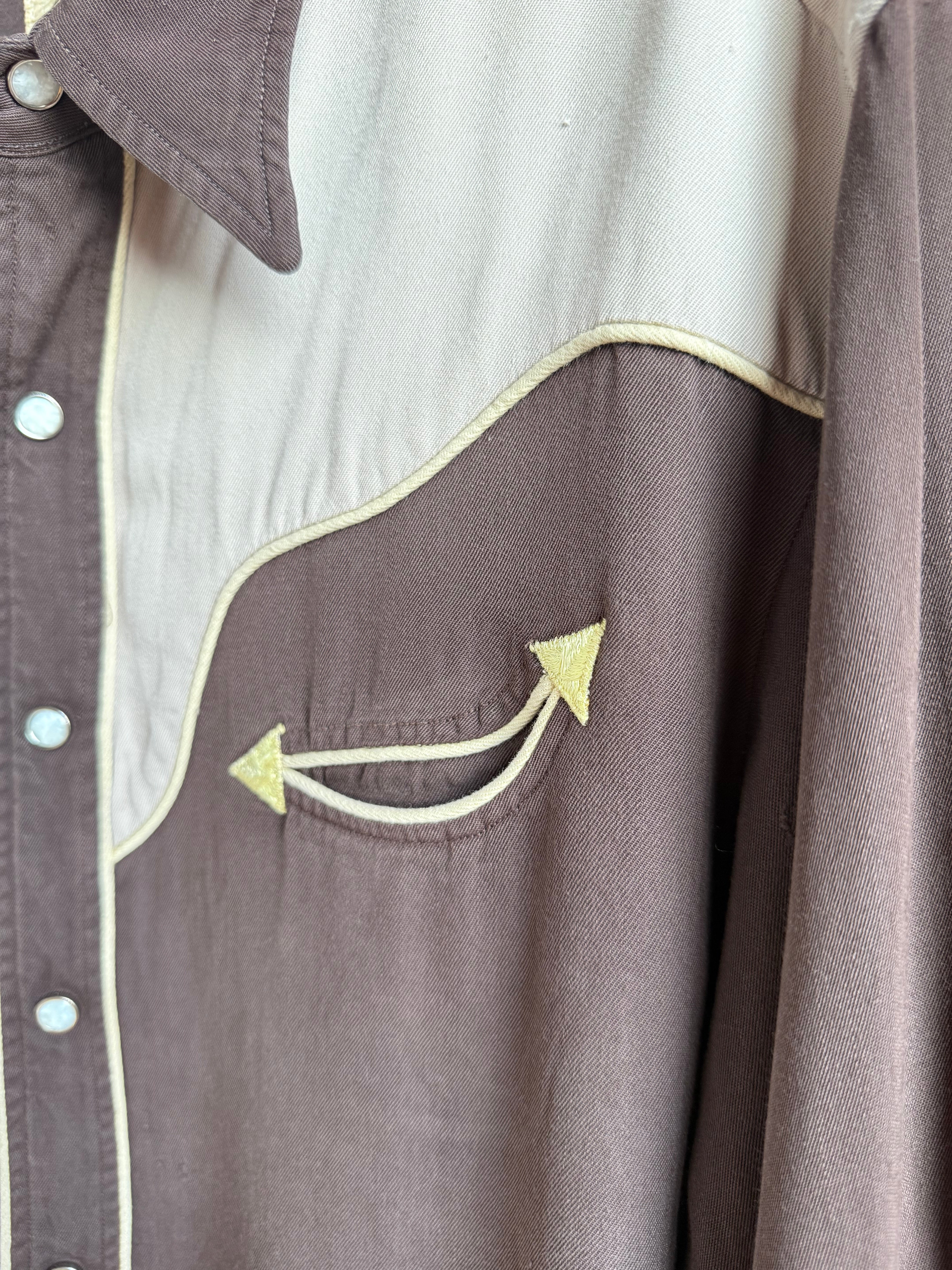 Archive 1940’s San Juan Brown Vintage Shirt