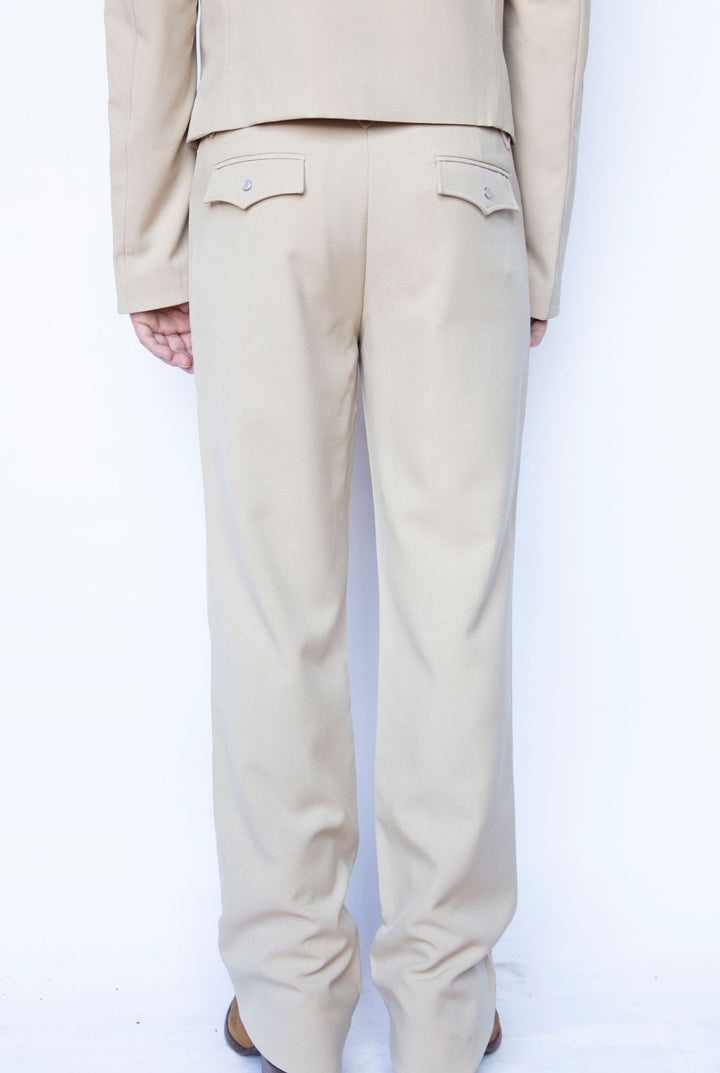 Franklin Unisex Western Pants Tan