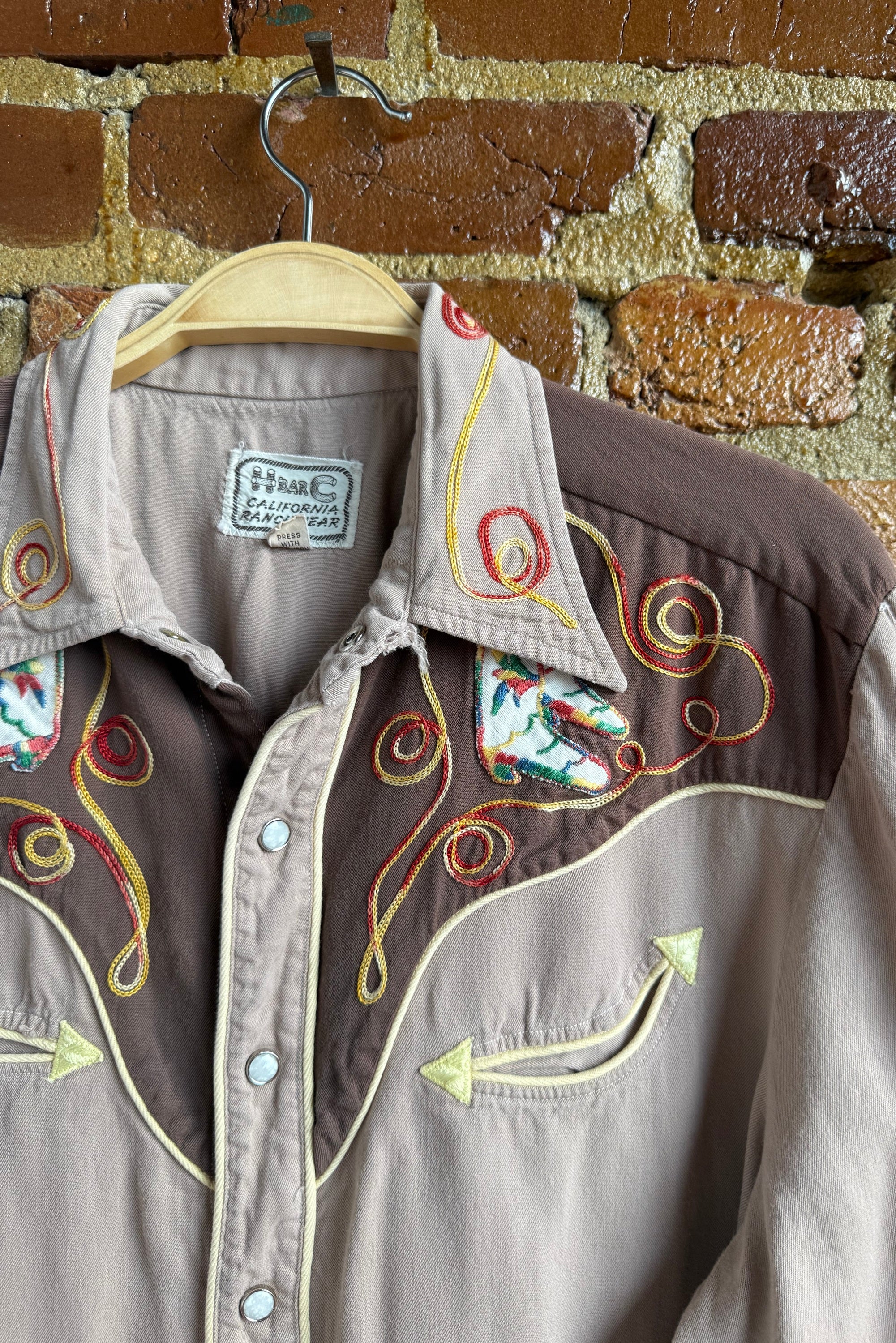 Archive 1950’s Cowboy Boots Vintage Shirt
