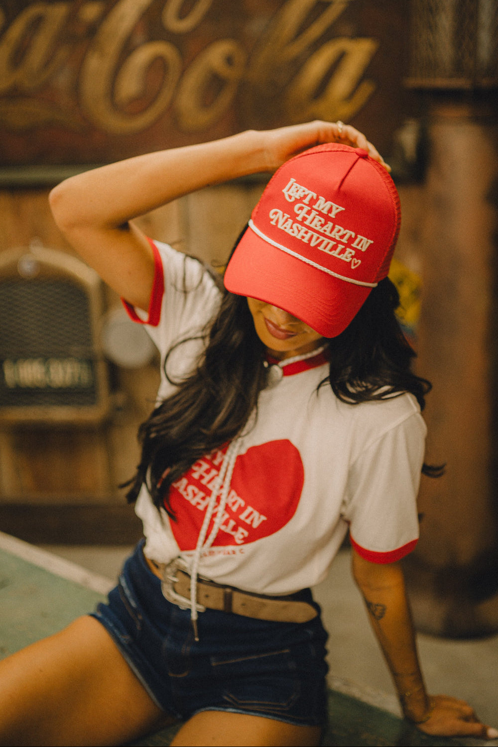 H Bar C X Rustler ‘Left My Heart In Nashville’ Trucker Hat