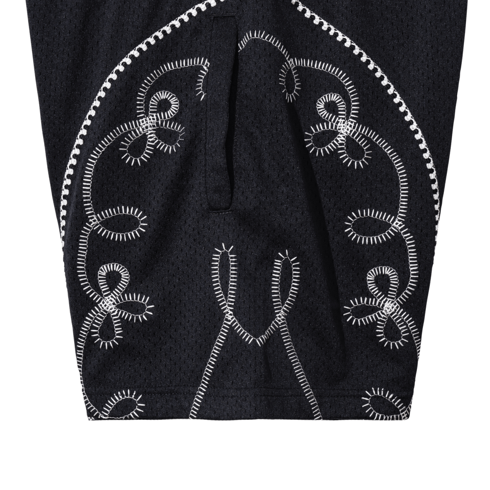 MARKET x H Bar C Bolero contrast-stitched mesh shorts