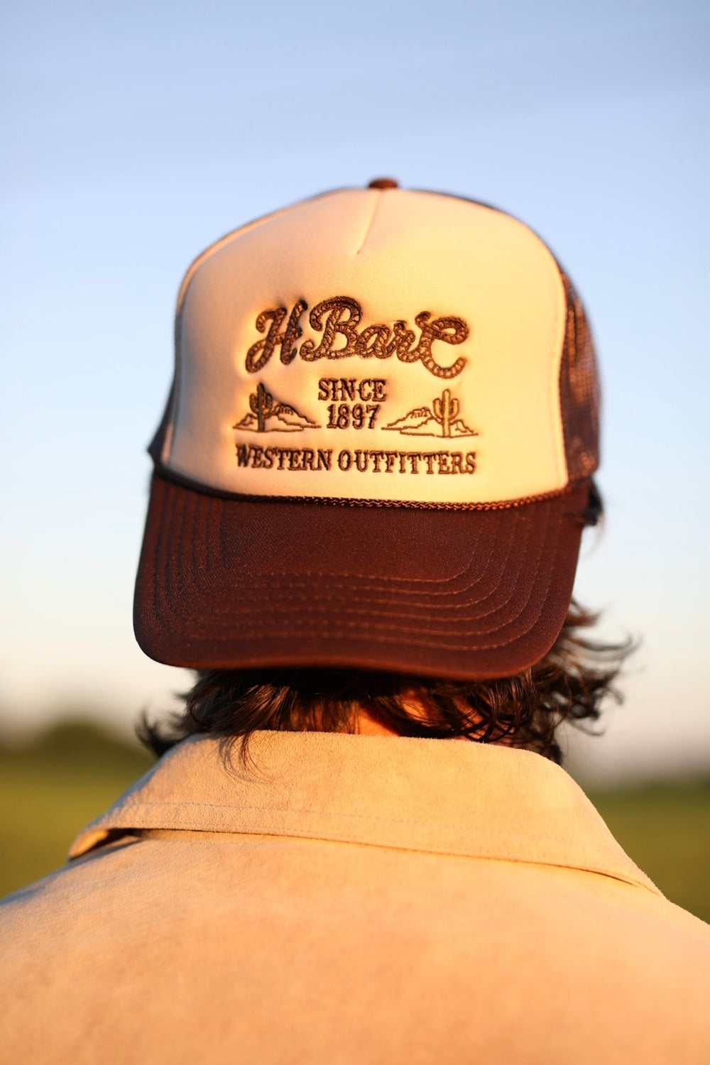 H Bar C Baseball Hat - Tan Rope - Western Outfitters