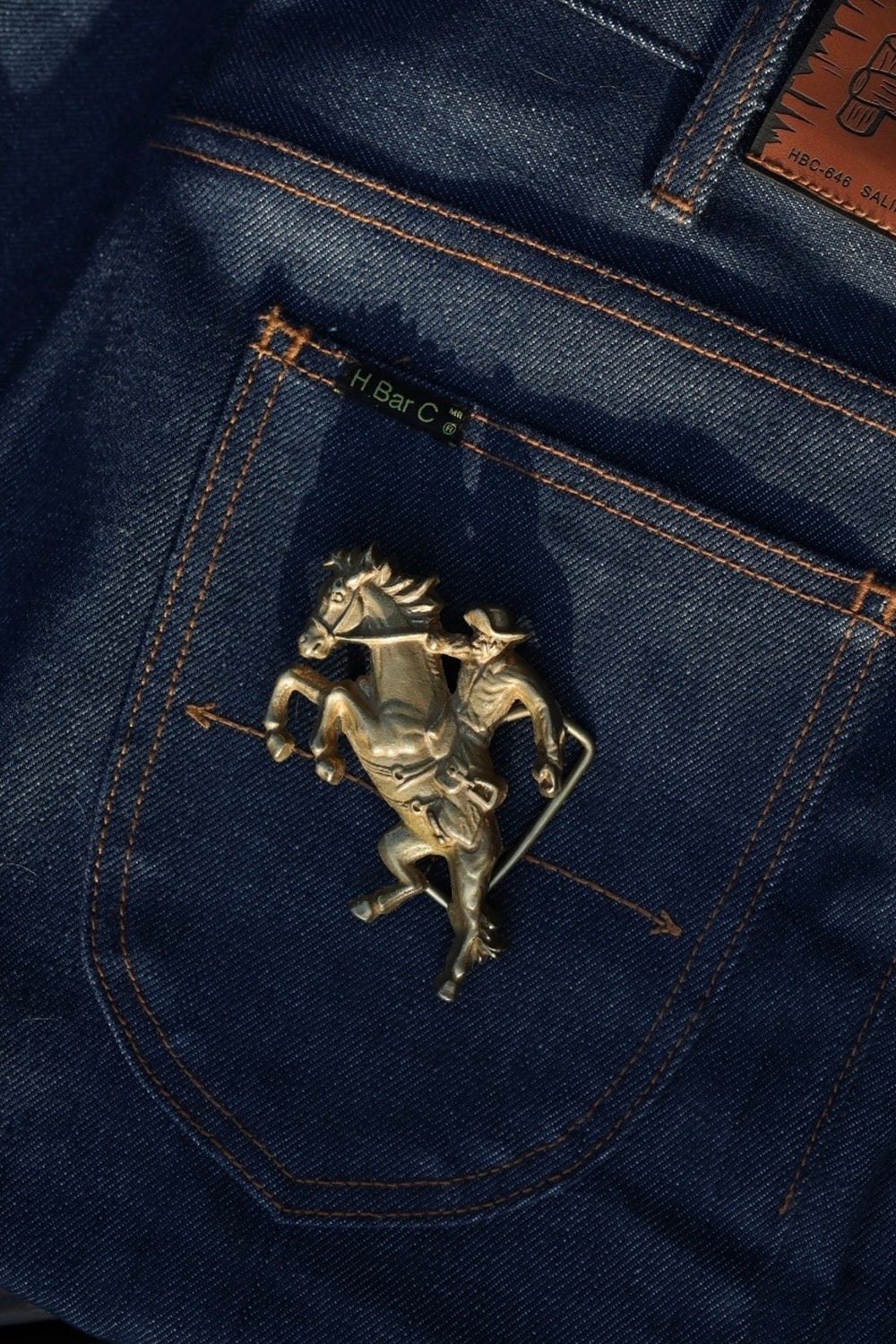 Cowboy Belt Buckle - Five Pieces of the Frontier