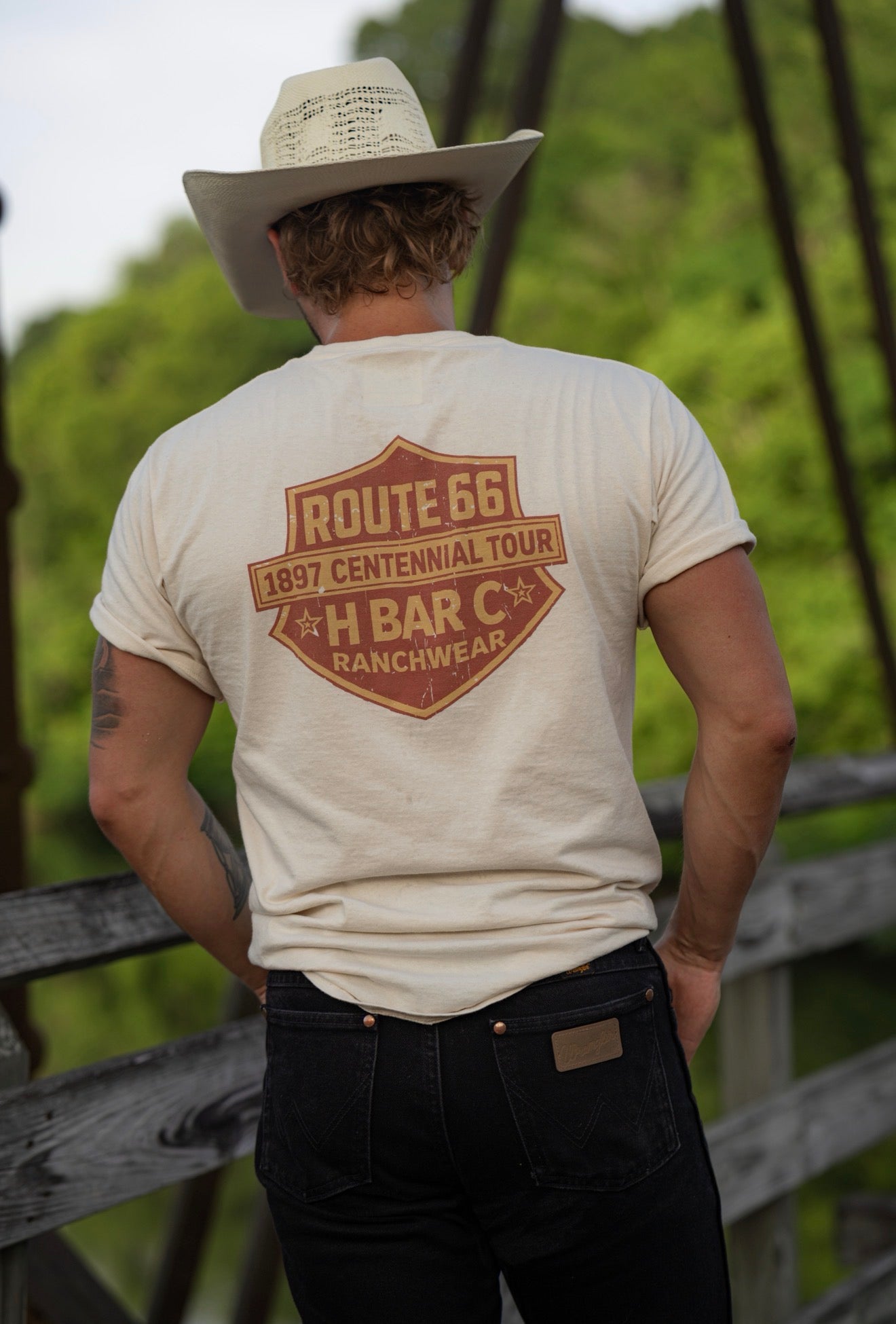 H Bar C T Shirt - Tulsa Shield