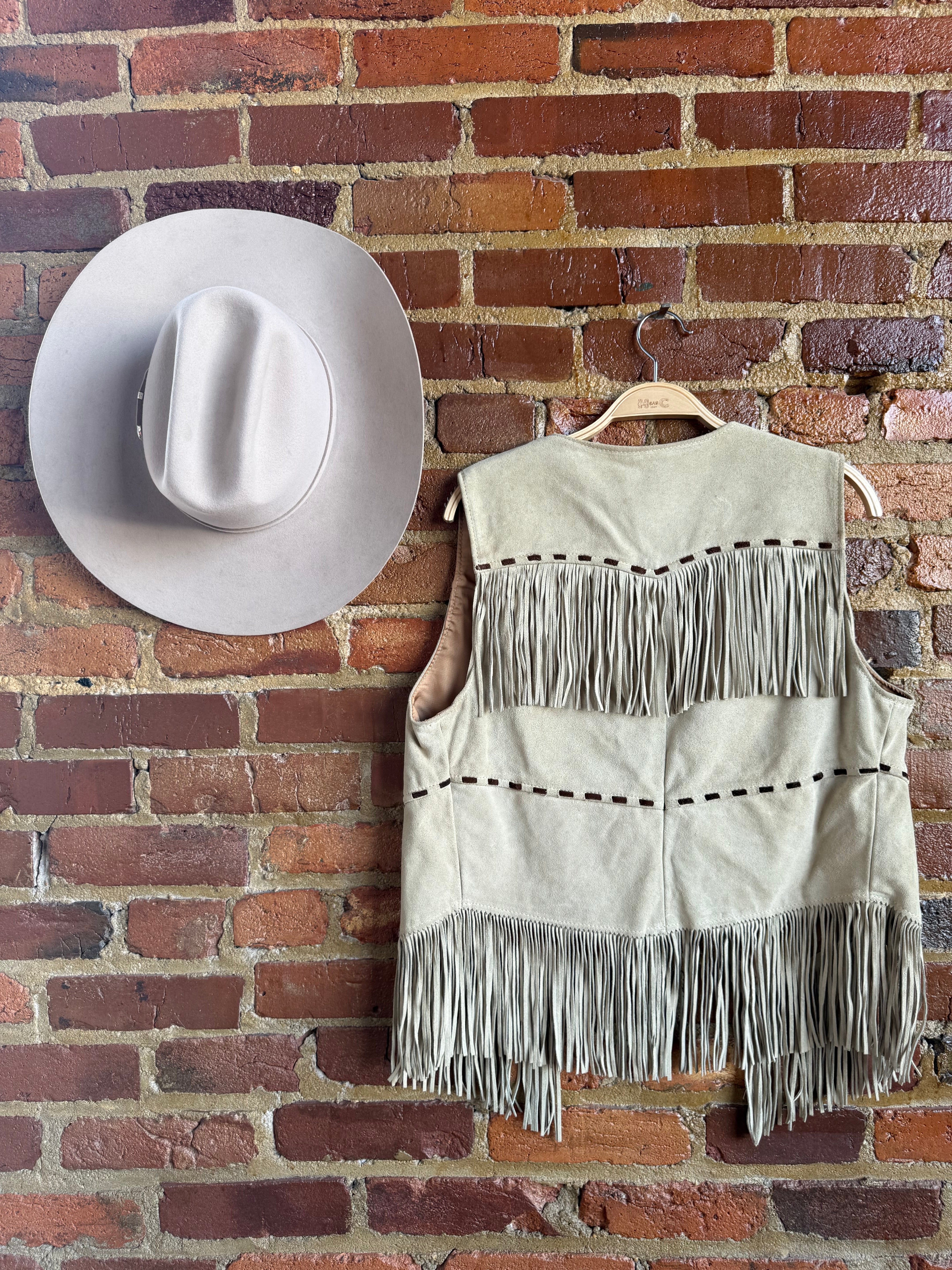 Archive 1950’s Suede Fringe Vintage Vest