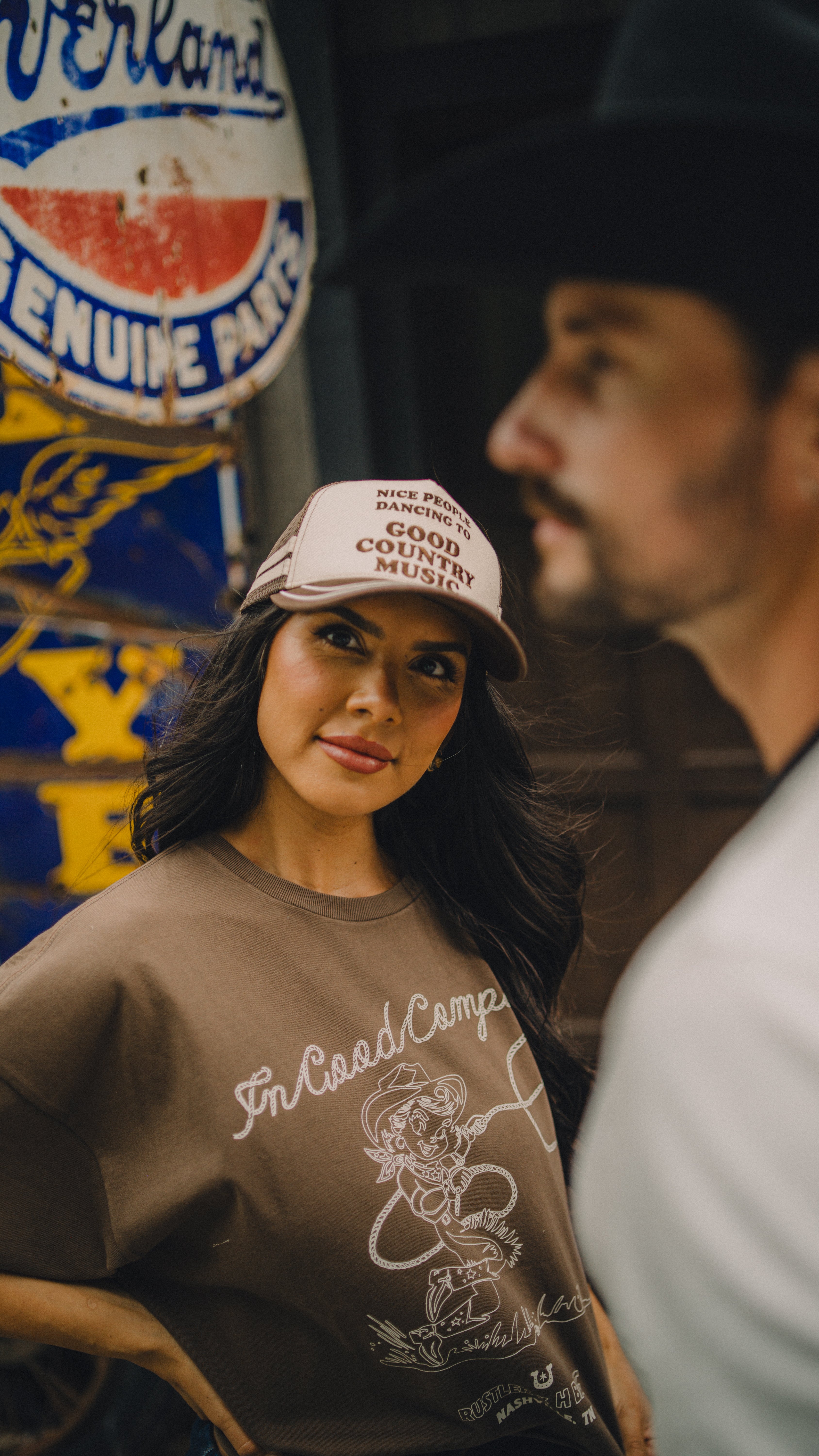 H Bar C X Rustler ‘Nice People’ Trucker Hat