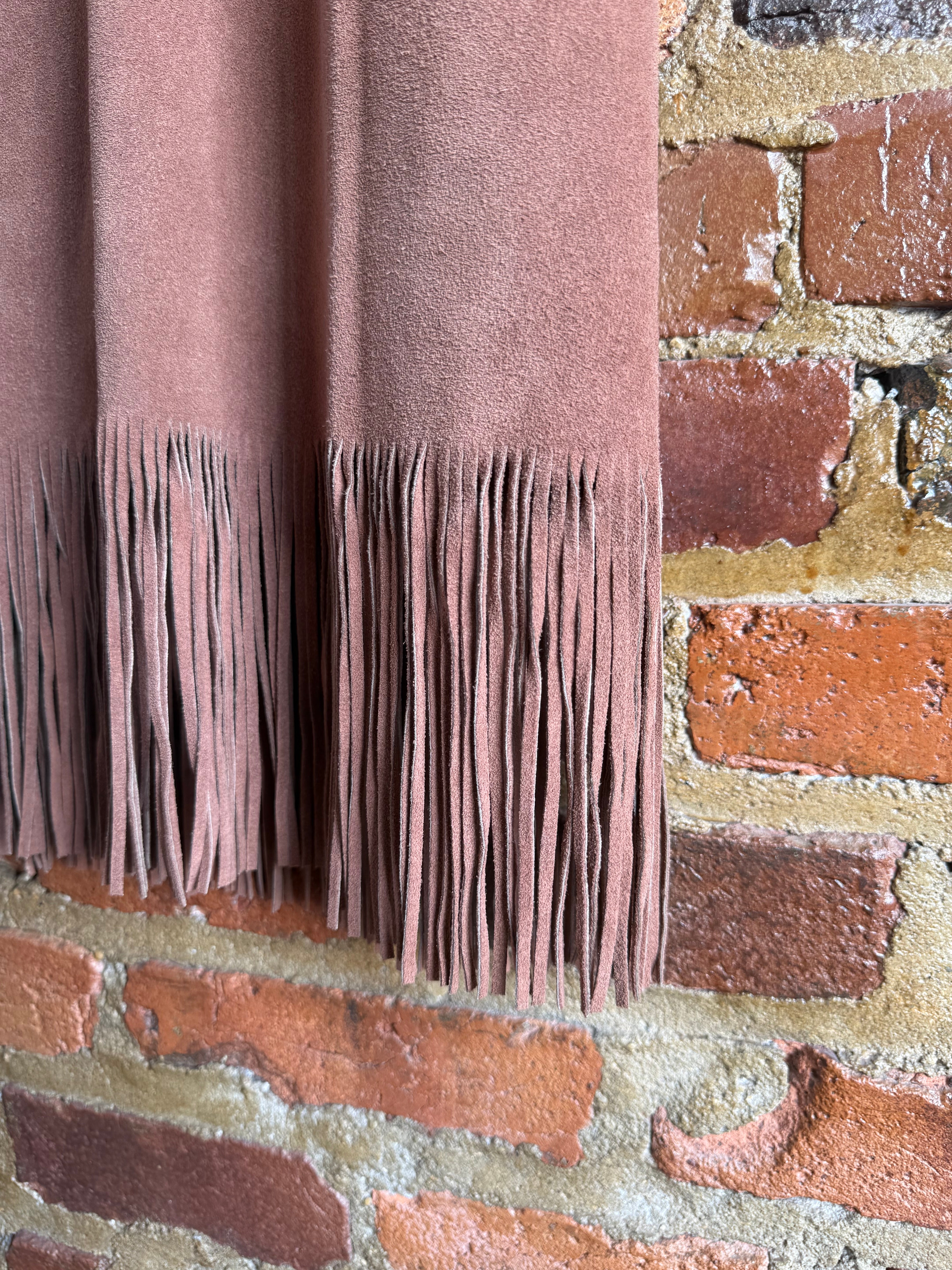 Archive 1960's Brown Suede Skirt