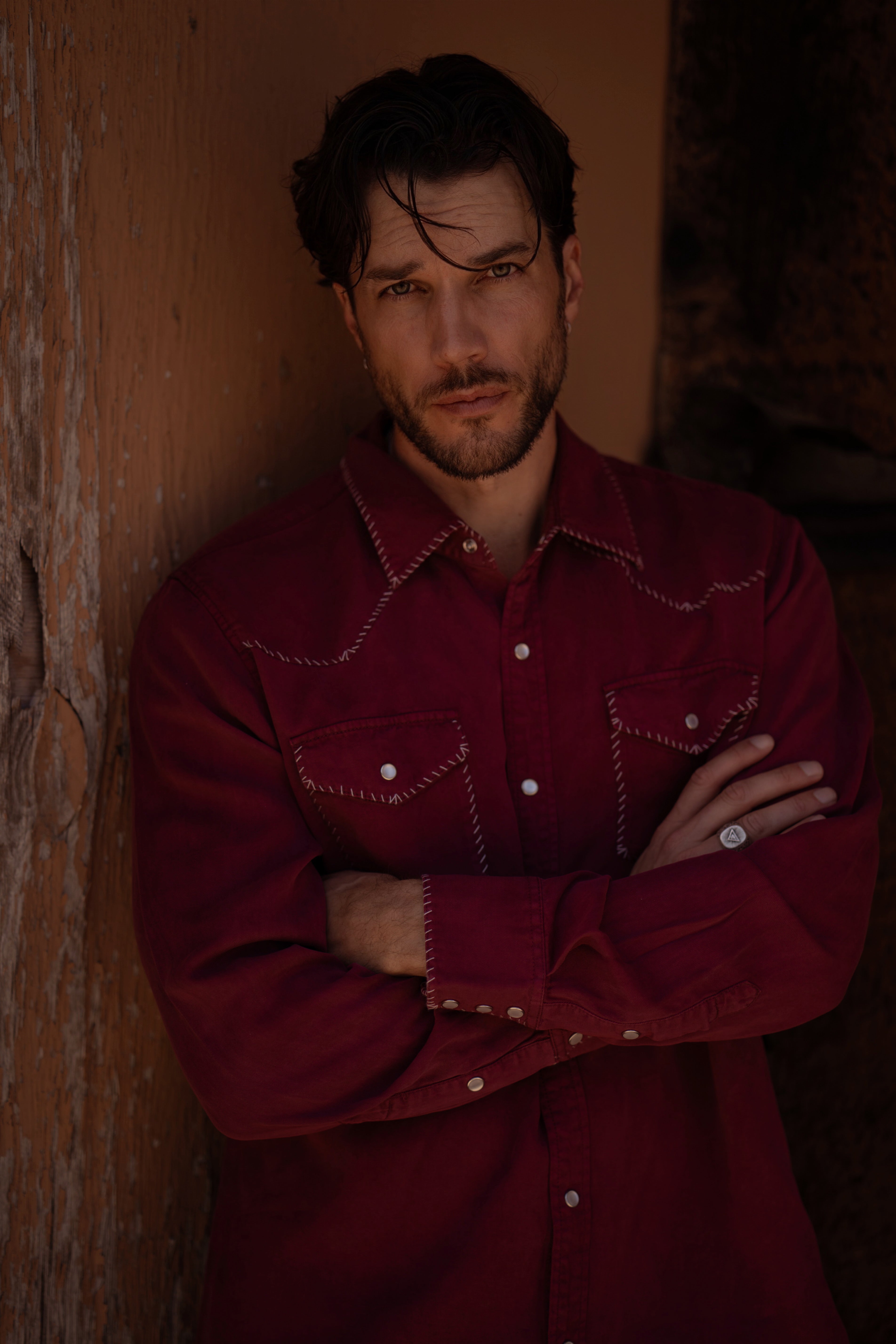 Brooklyn Men's Shirt Wine