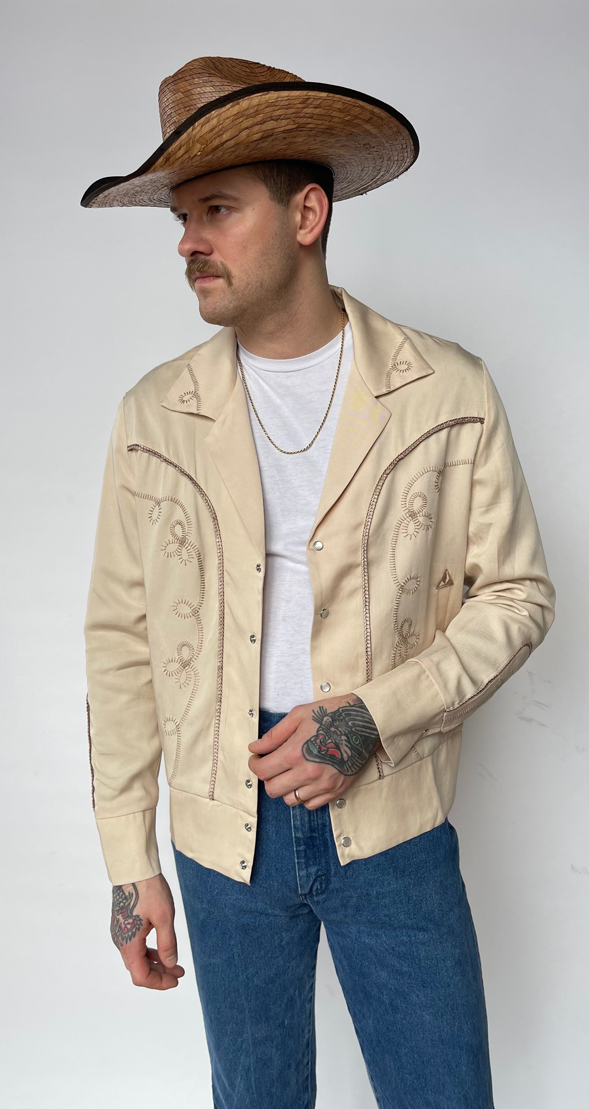 Bolero Men's Jacket Beige