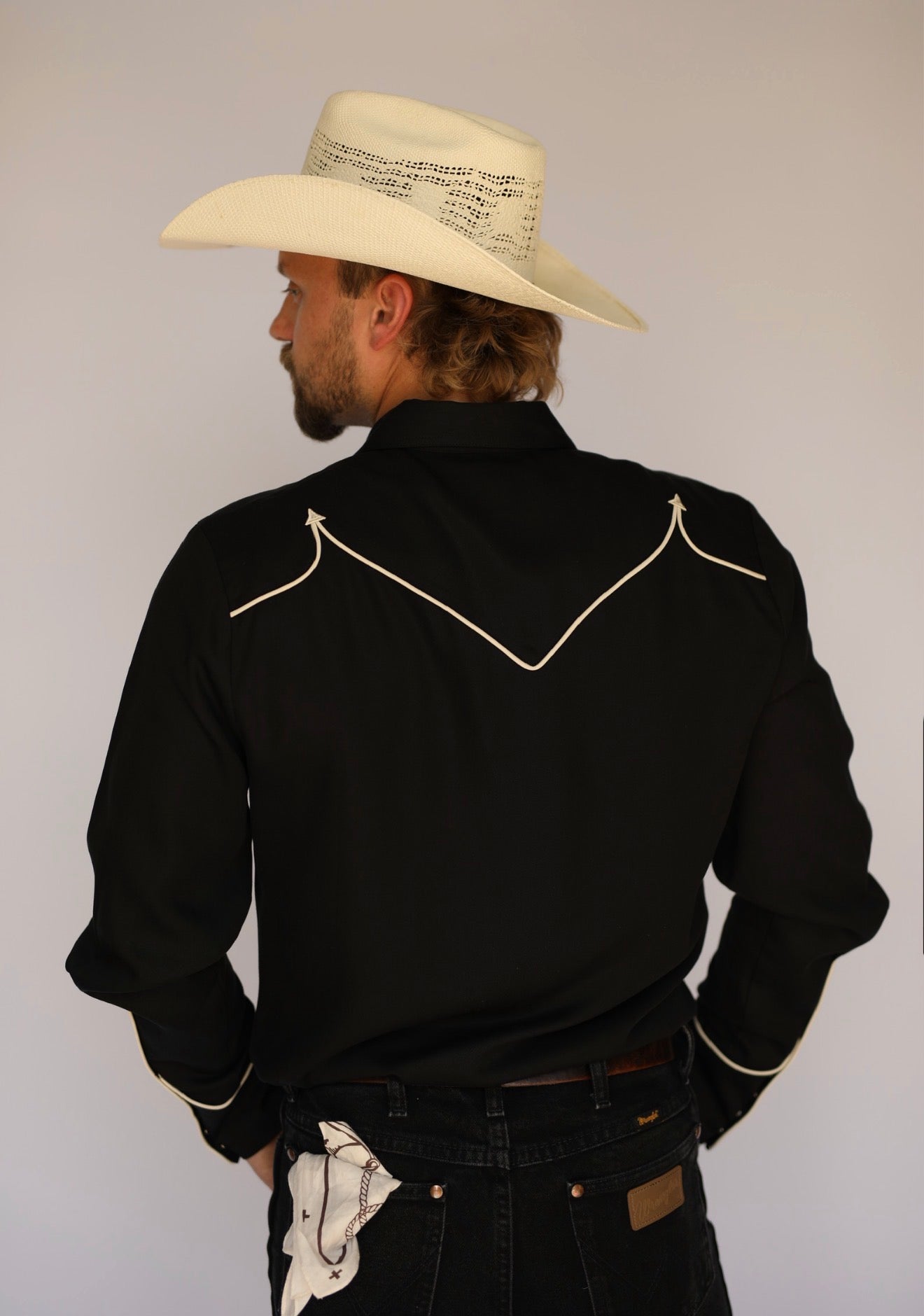Reno Shirt Black with Off-White
